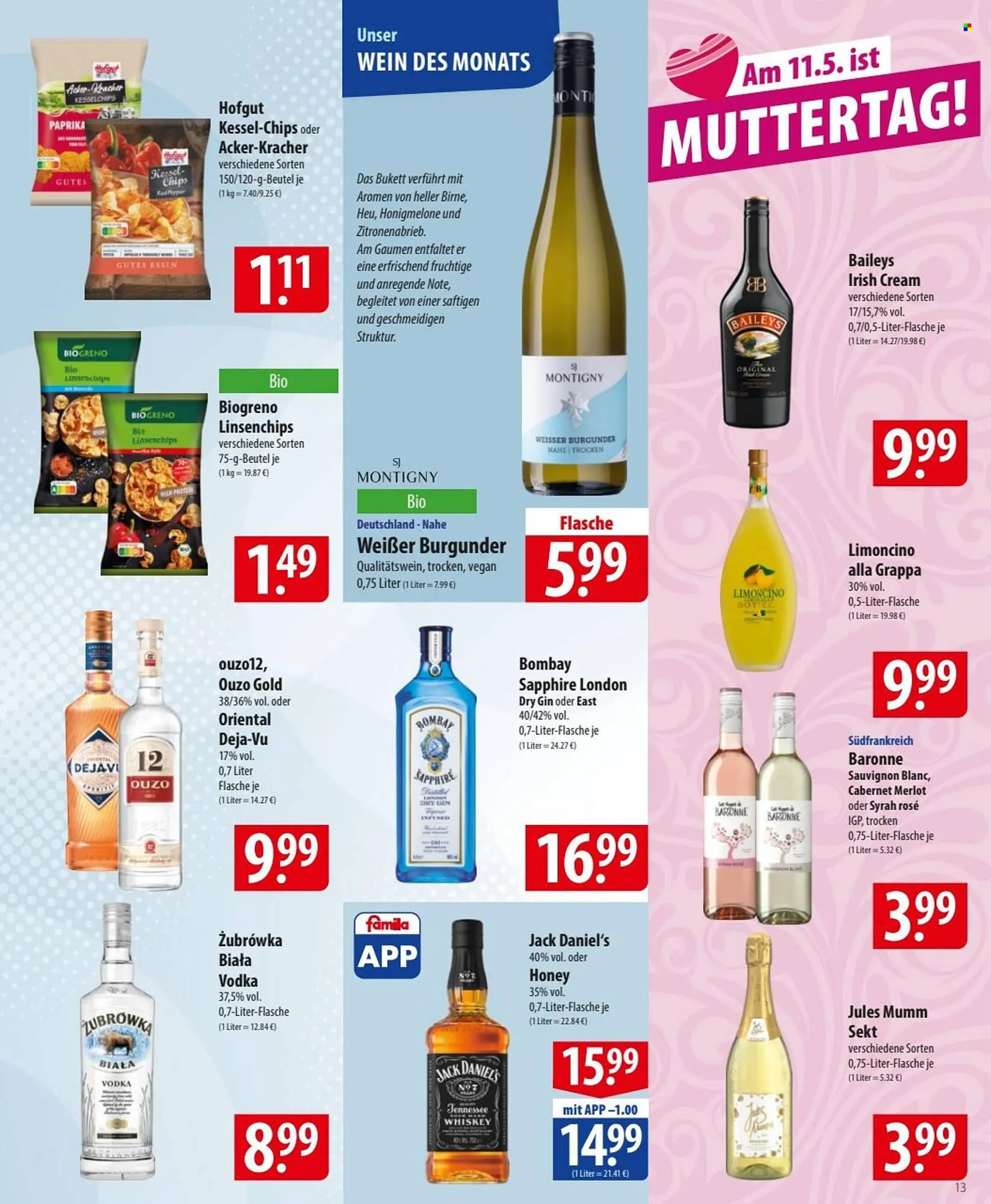 Famila Nord Ost Prospekt von 5. Mai bis 10. Mai 2025 - Prospekt seite 13