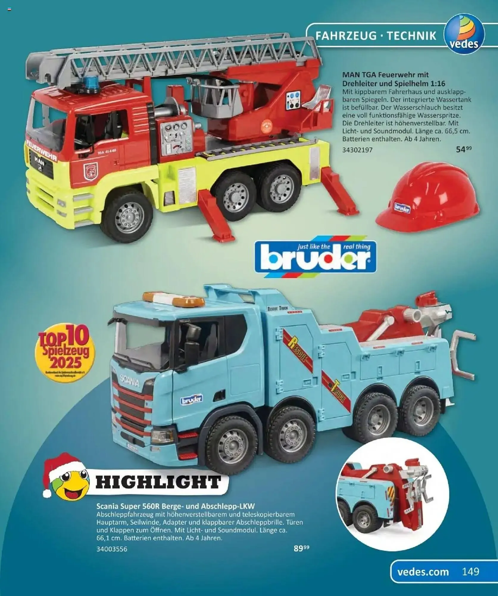 Vedes Prospekt von 29. September bis 6. Januar 2026 - Prospekt seite 149