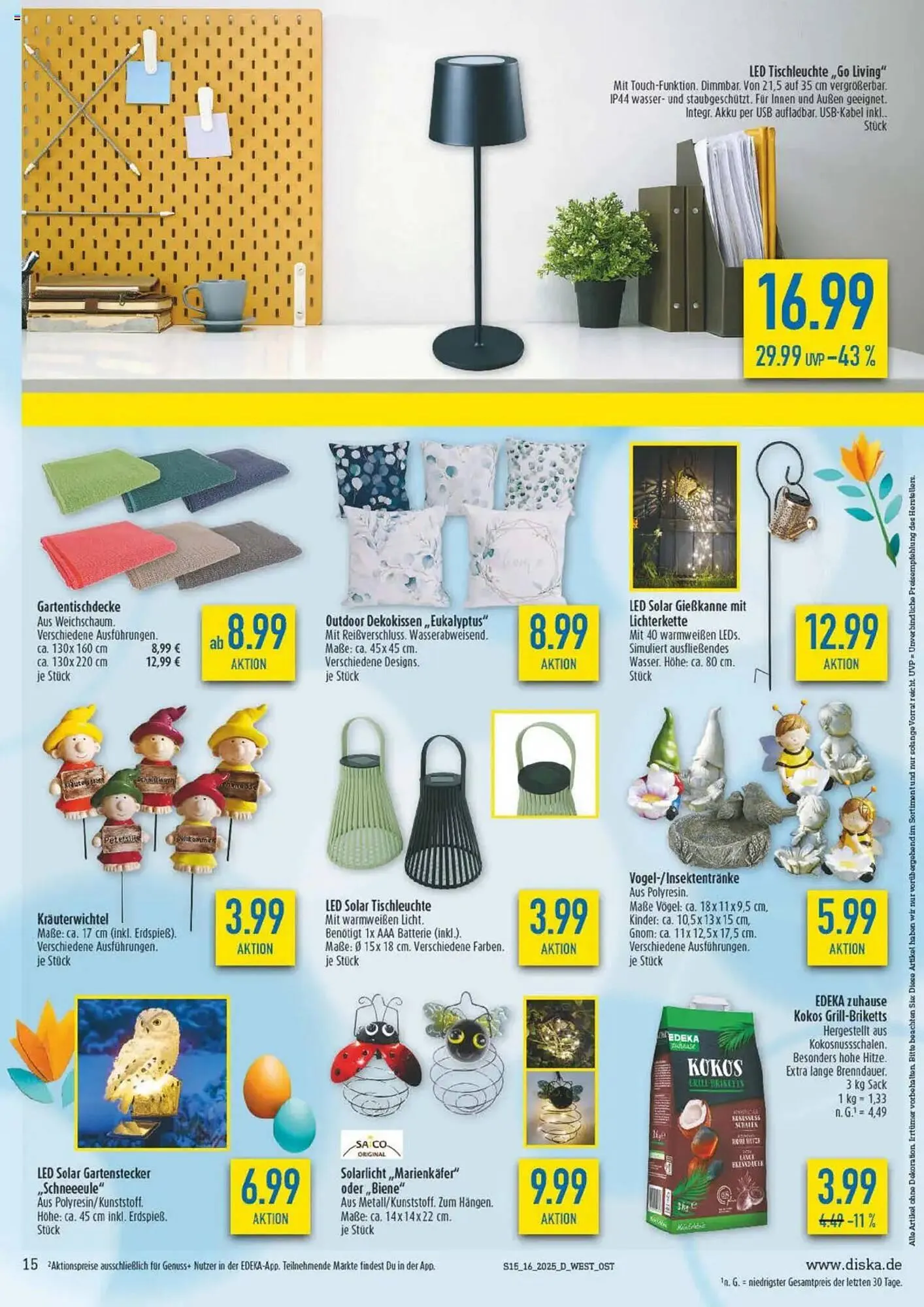 diska Prospekt von 14. April bis 19. April 2025 - Prospekt seite 15