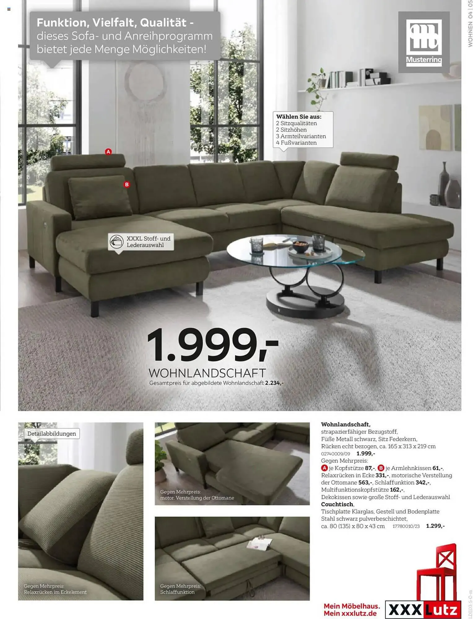 XXXLutz Prospekt von 16. März bis 30. März 2025 - Prospekt seite 5