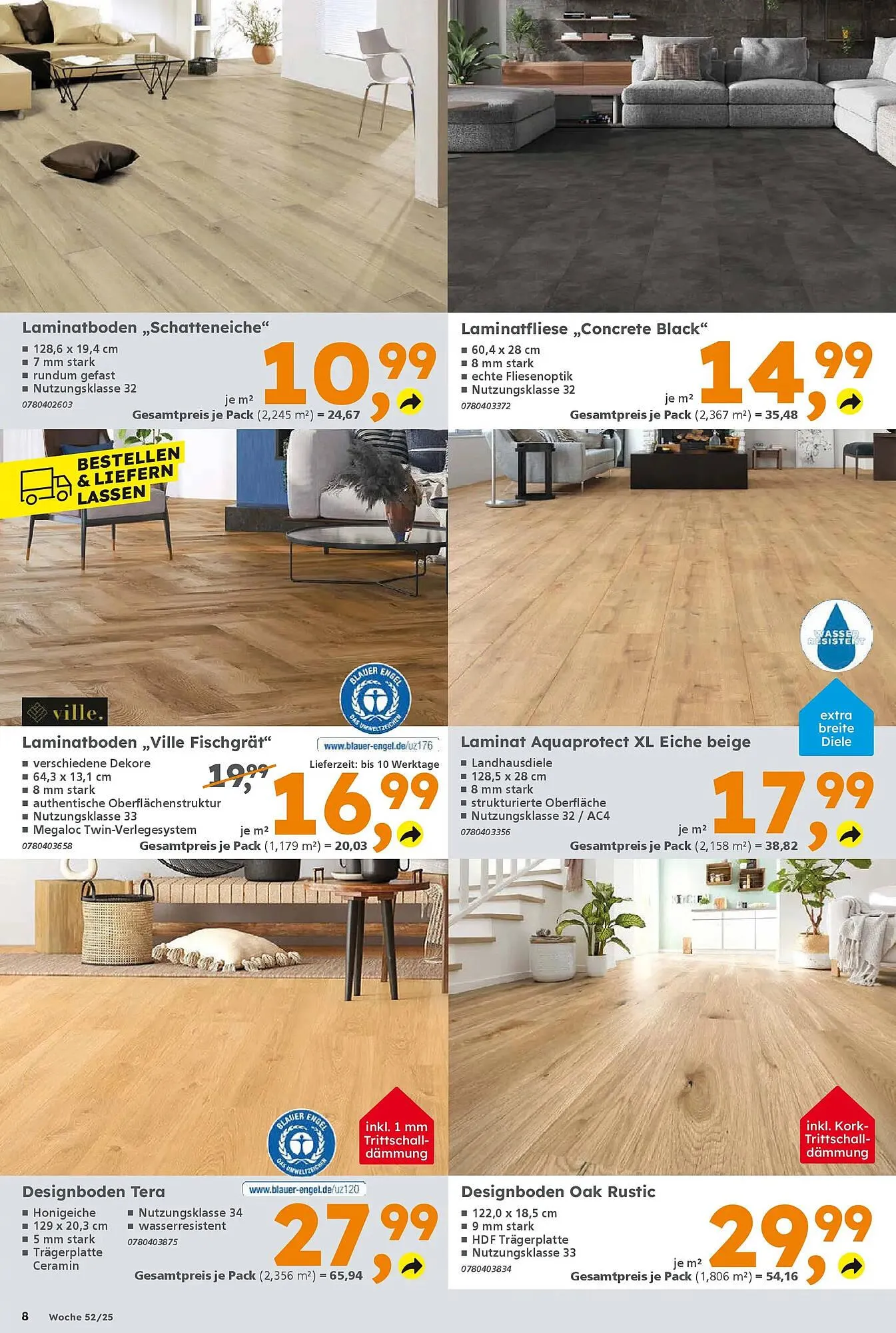 Globus Baumarkt Prospekt von 21. Dezember bis 27. Dezember 2025 - Prospekt seite 8