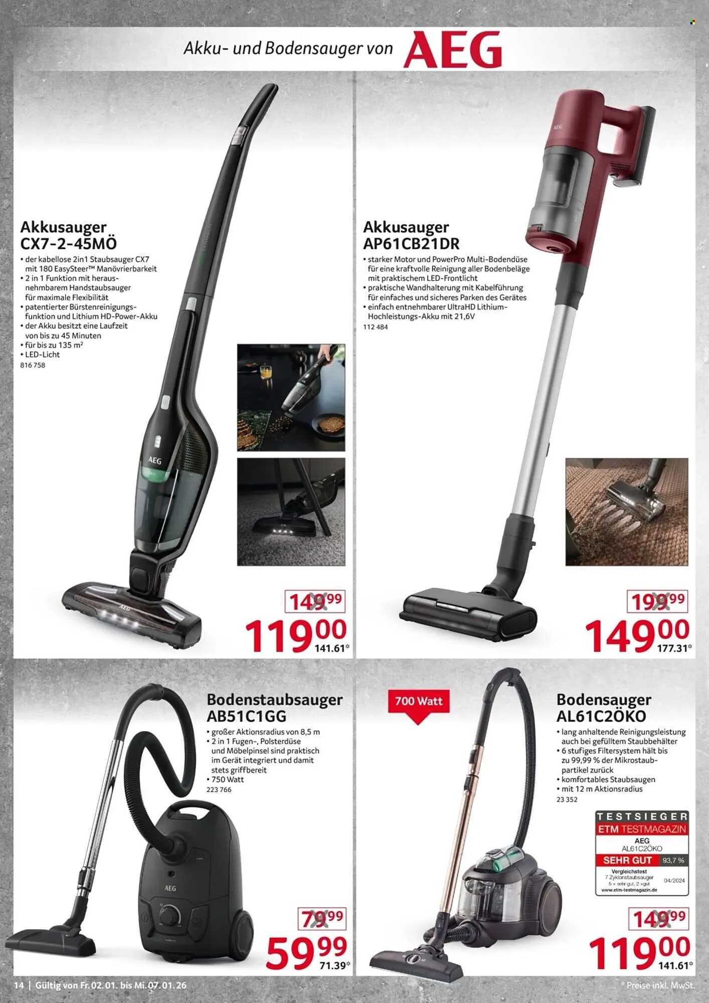 Selgros Prospekt von 2. Januar bis 7. Januar 2026 - Prospekt seite 14