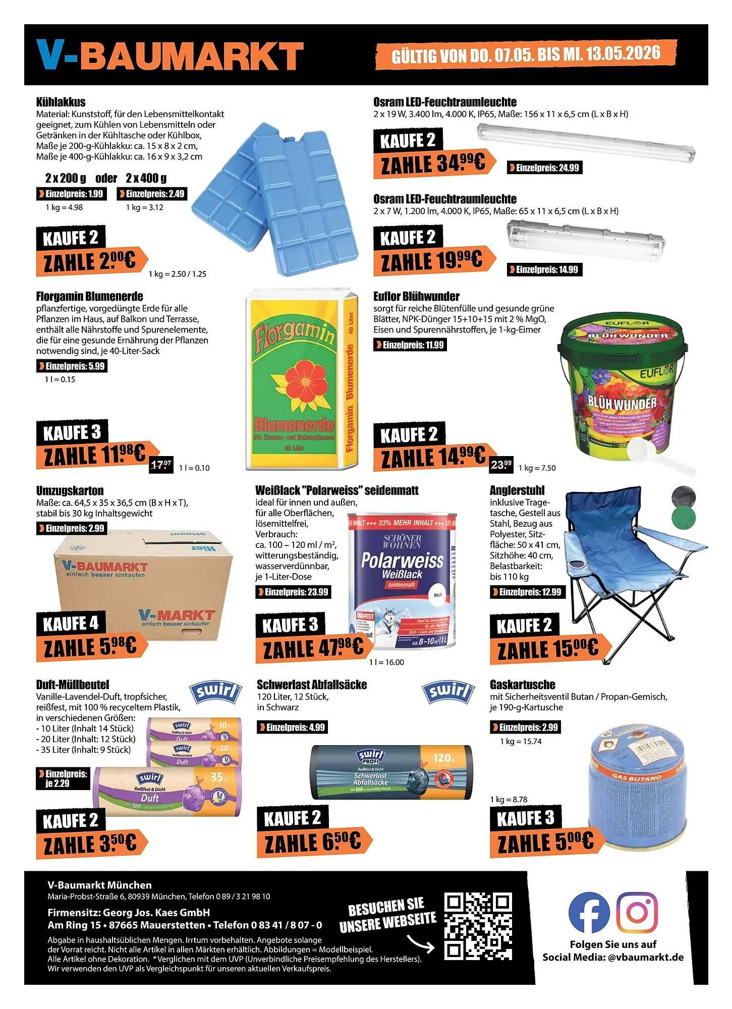 V Baumarkt Prospekt von 7. Mai bis 14. Mai 2026 - Prospekt seite 12