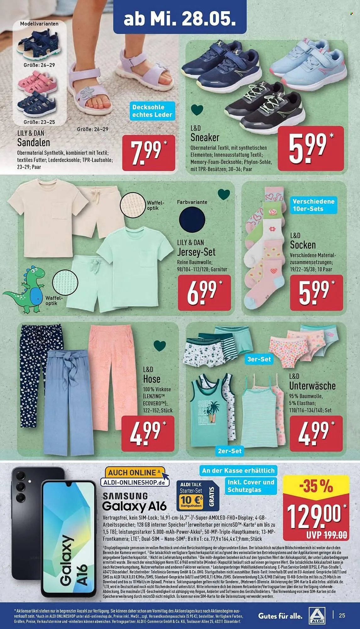 Aldi Nord Prospekt von 26. Mai bis 31. Mai 2025 - Prospekt seite 25