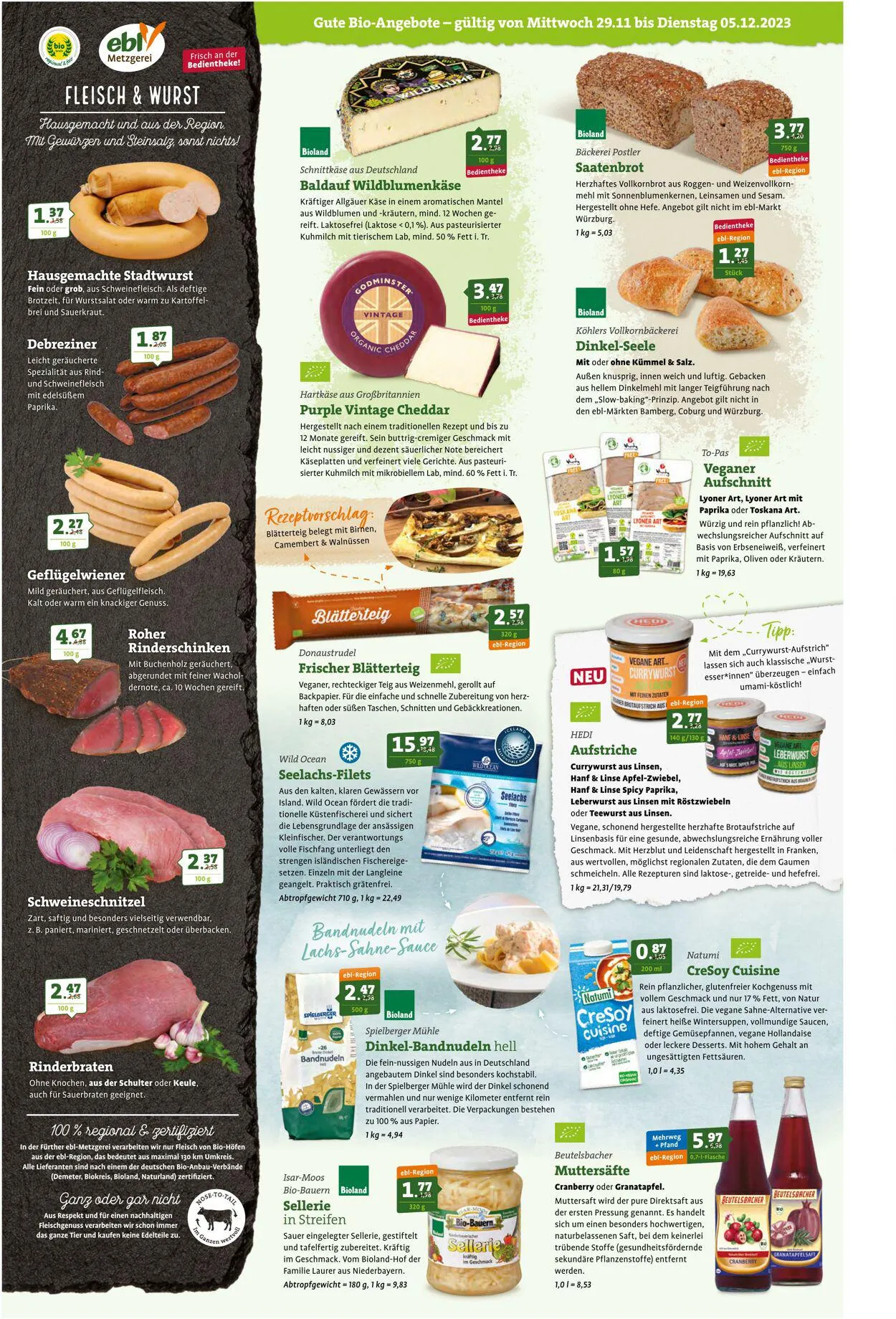 ebl Naturkos von 29. November bis 5. Dezember 2023 - Prospekt seite 2