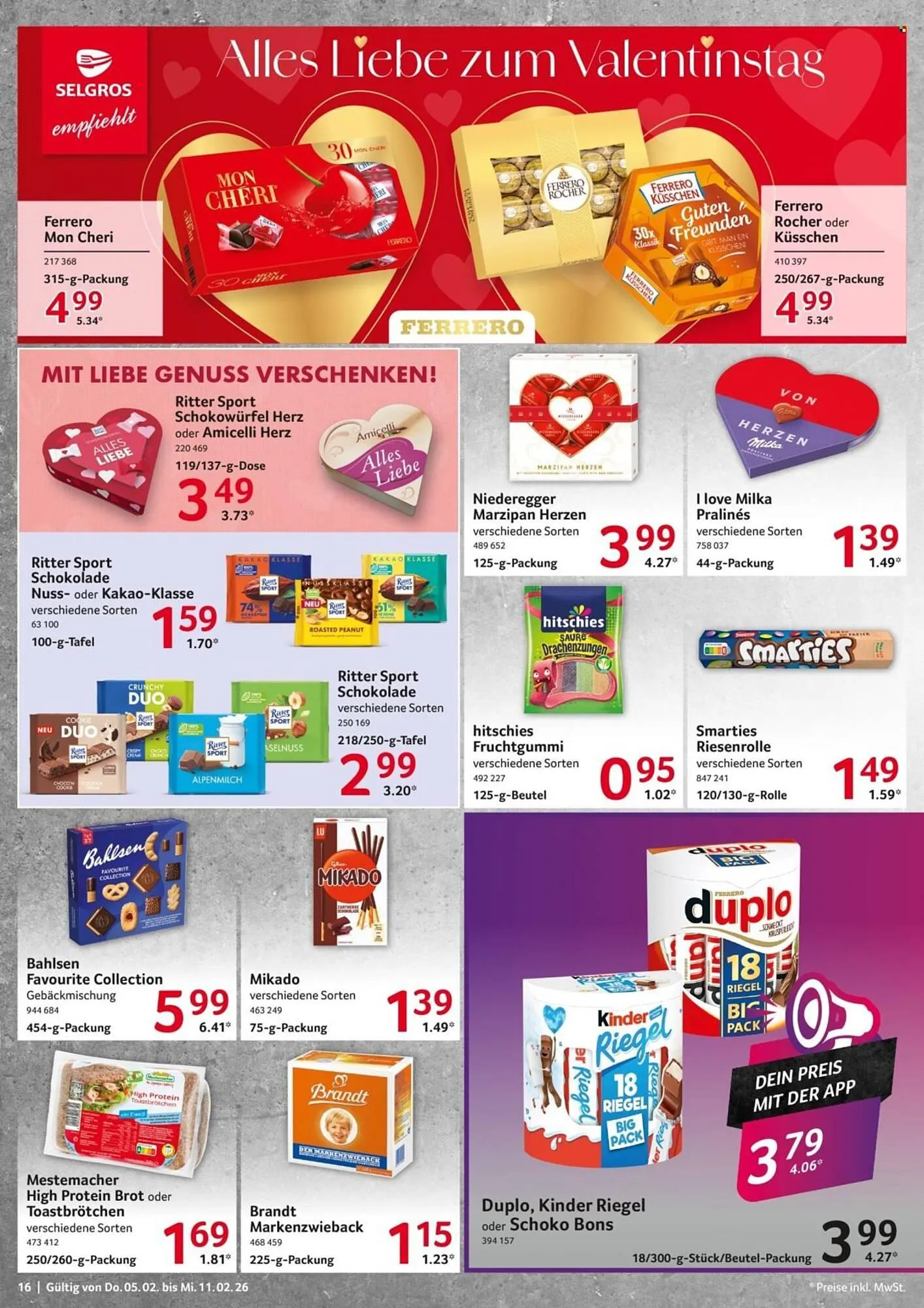 Selgros Prospekt von 5. Februar bis 11. Februar 2026 - Prospekt seite 16