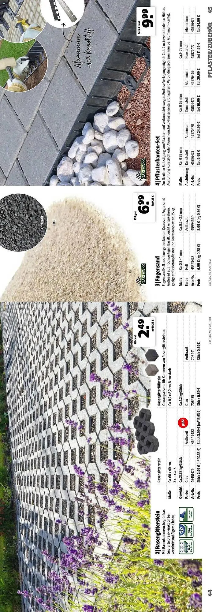 Hagebau Prospekt von 2. März bis 31. Dezember 2025 - Prospekt seite 45