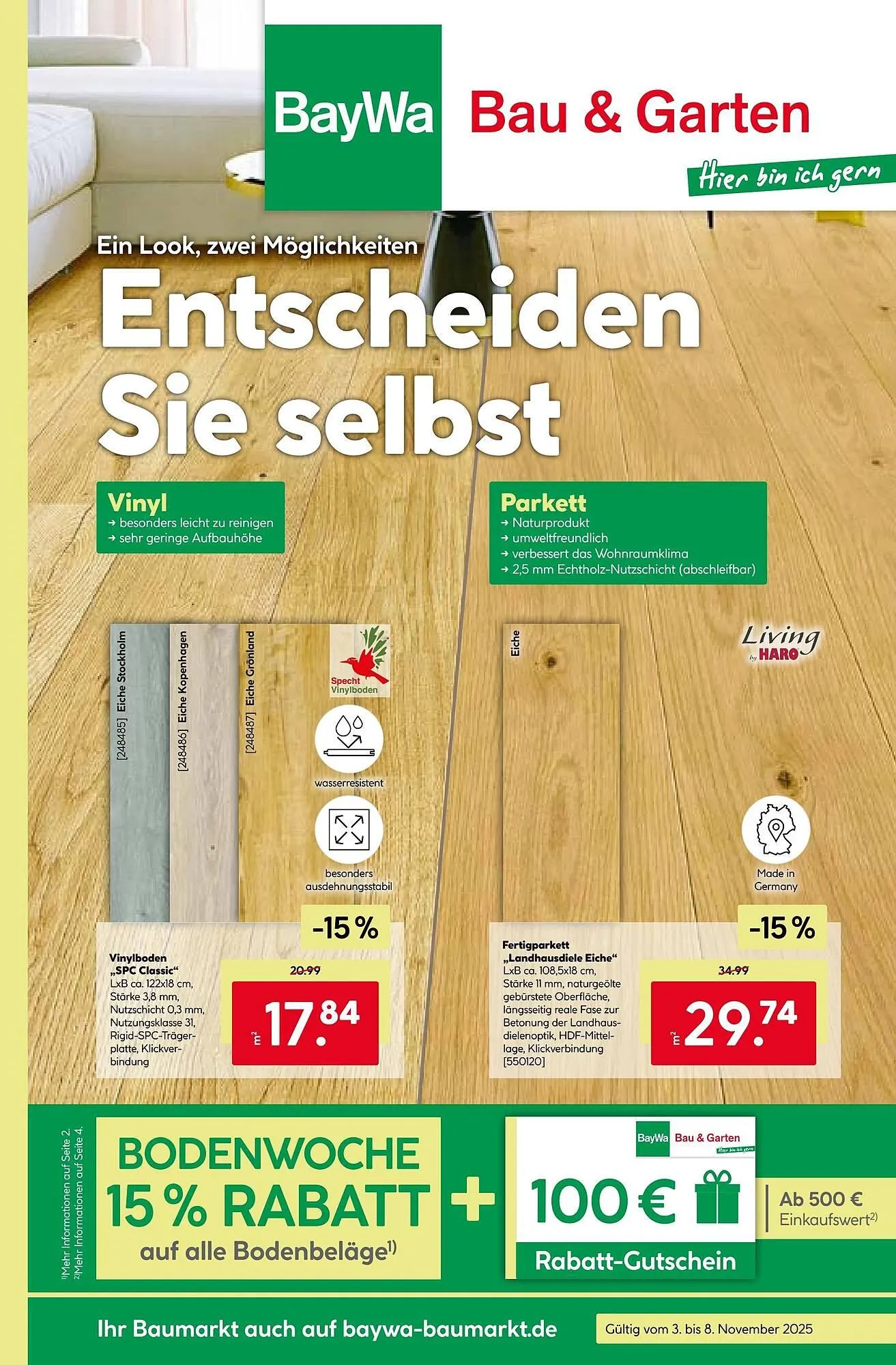 BayWa Prospekt von 3. November bis 9. November 2025 - Prospekt seite 1