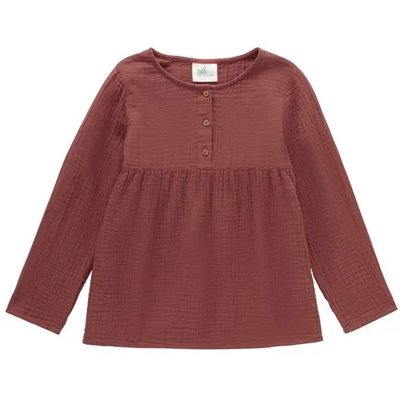Mädchen Musselin-Bluse aus Bio-Baumwolle