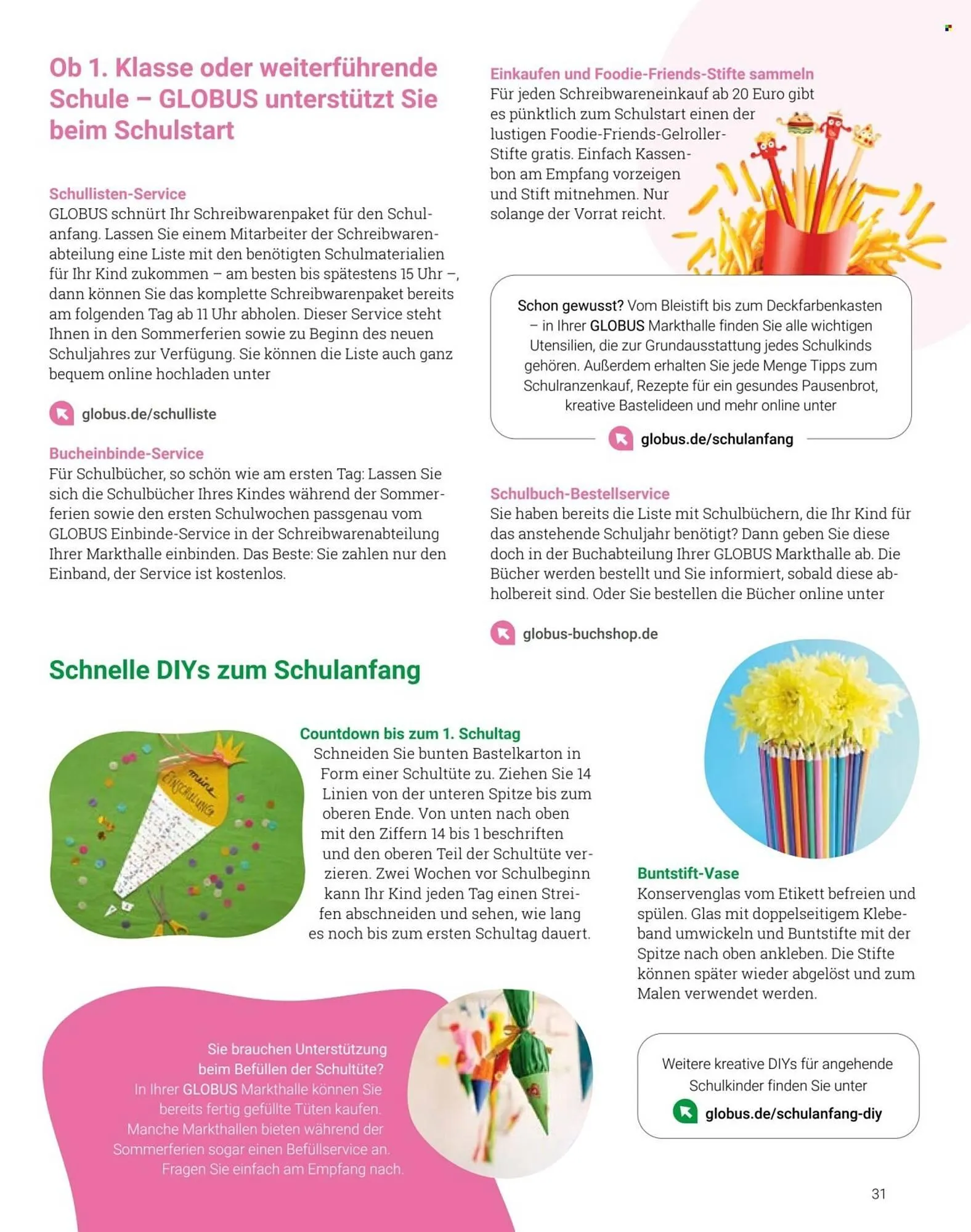 Globus Prospekt von 1. Juli bis 31. Juli 2025 - Prospekt seite 31