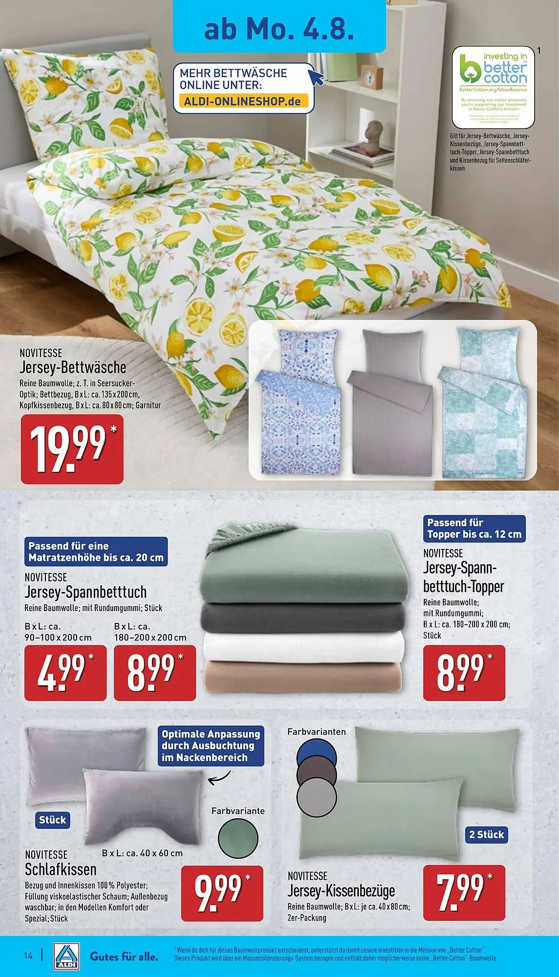 Aldi Nord Prospekt von 4. August bis 9. August 2025 - Prospekt seite 14