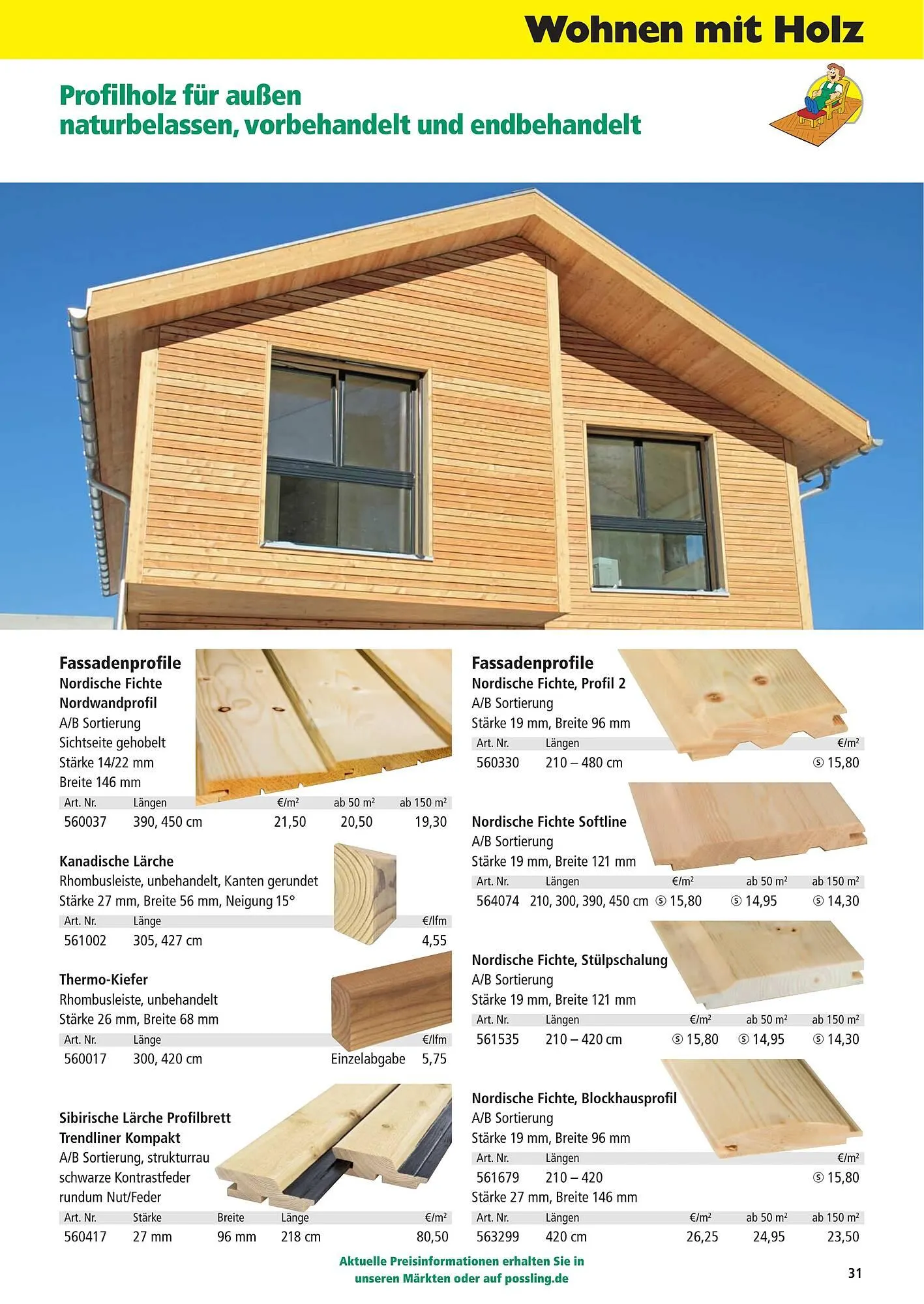 Holz Possling Prospekt von 2. Mai bis 31. Juli 2025 - Prospekt seite 31
