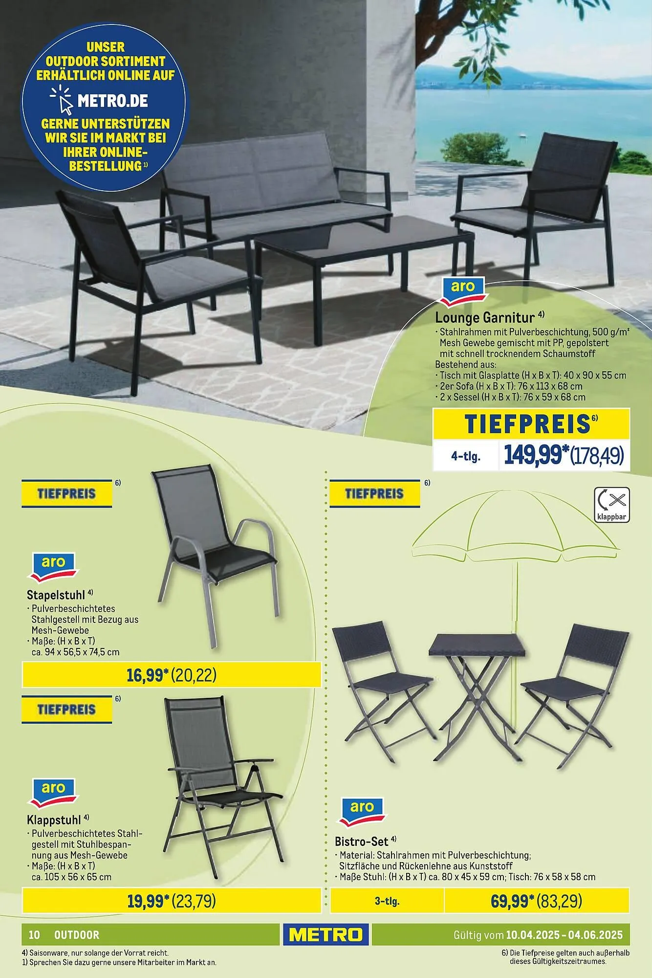 METRO Prospekt von 10. April bis 6. Juni 2025 - Prospekt seite 10
