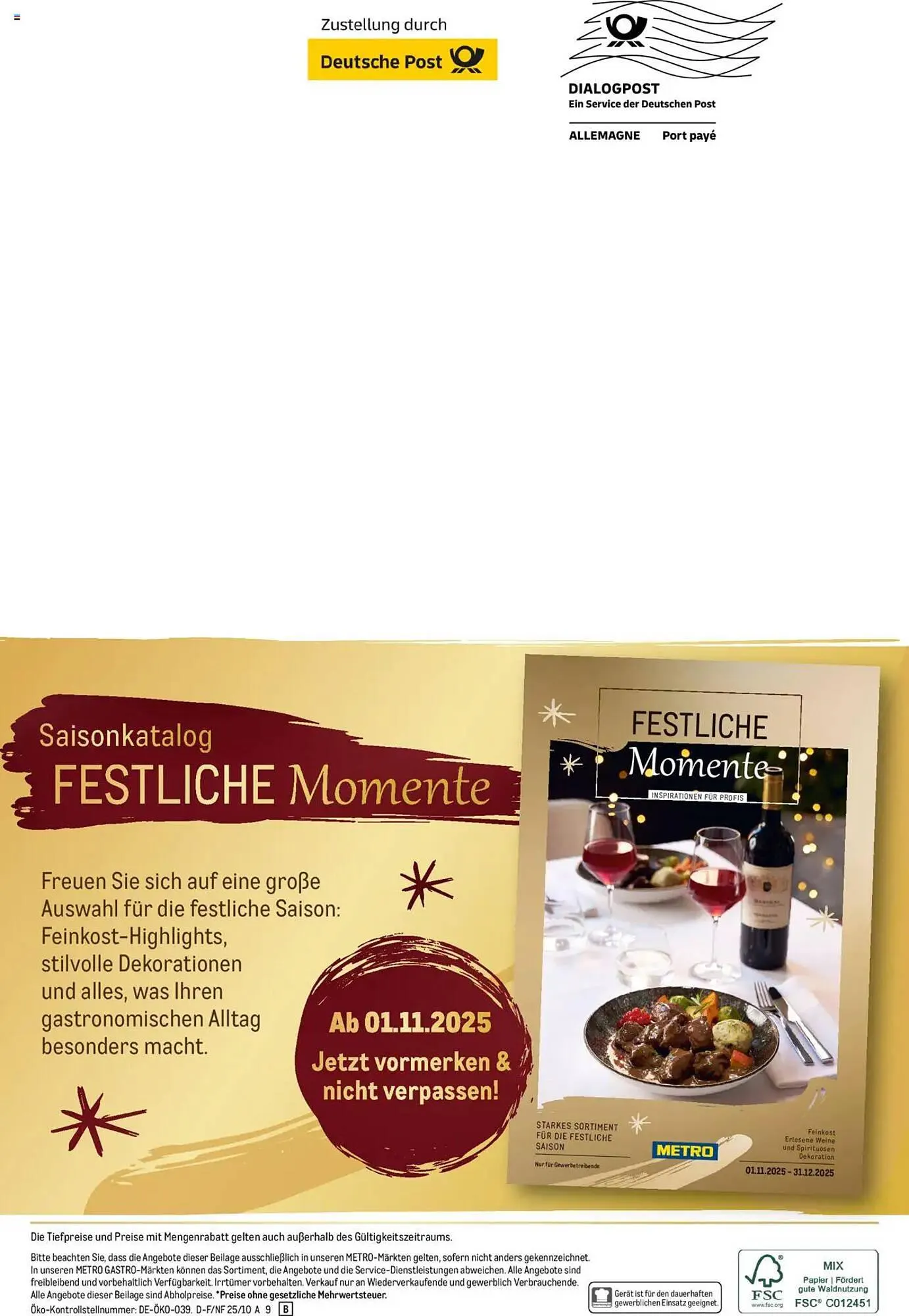 METRO Prospekt von 1. Oktober bis 31. Dezember 2025 - Prospekt seite 44