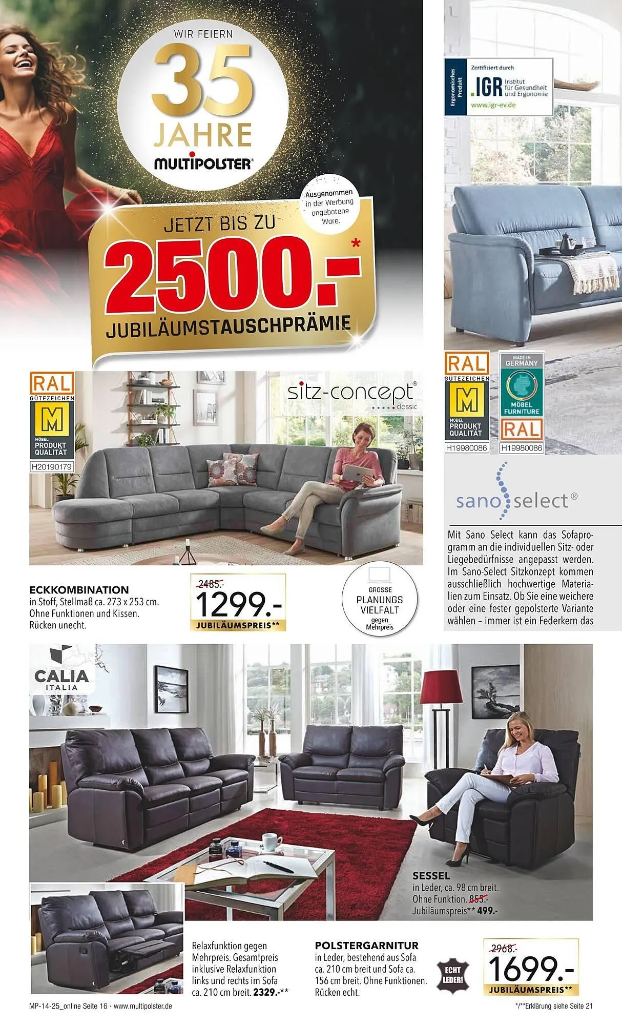 Multipolster Prospekt von 1. April bis 30. April 2025 - Prospekt seite 16