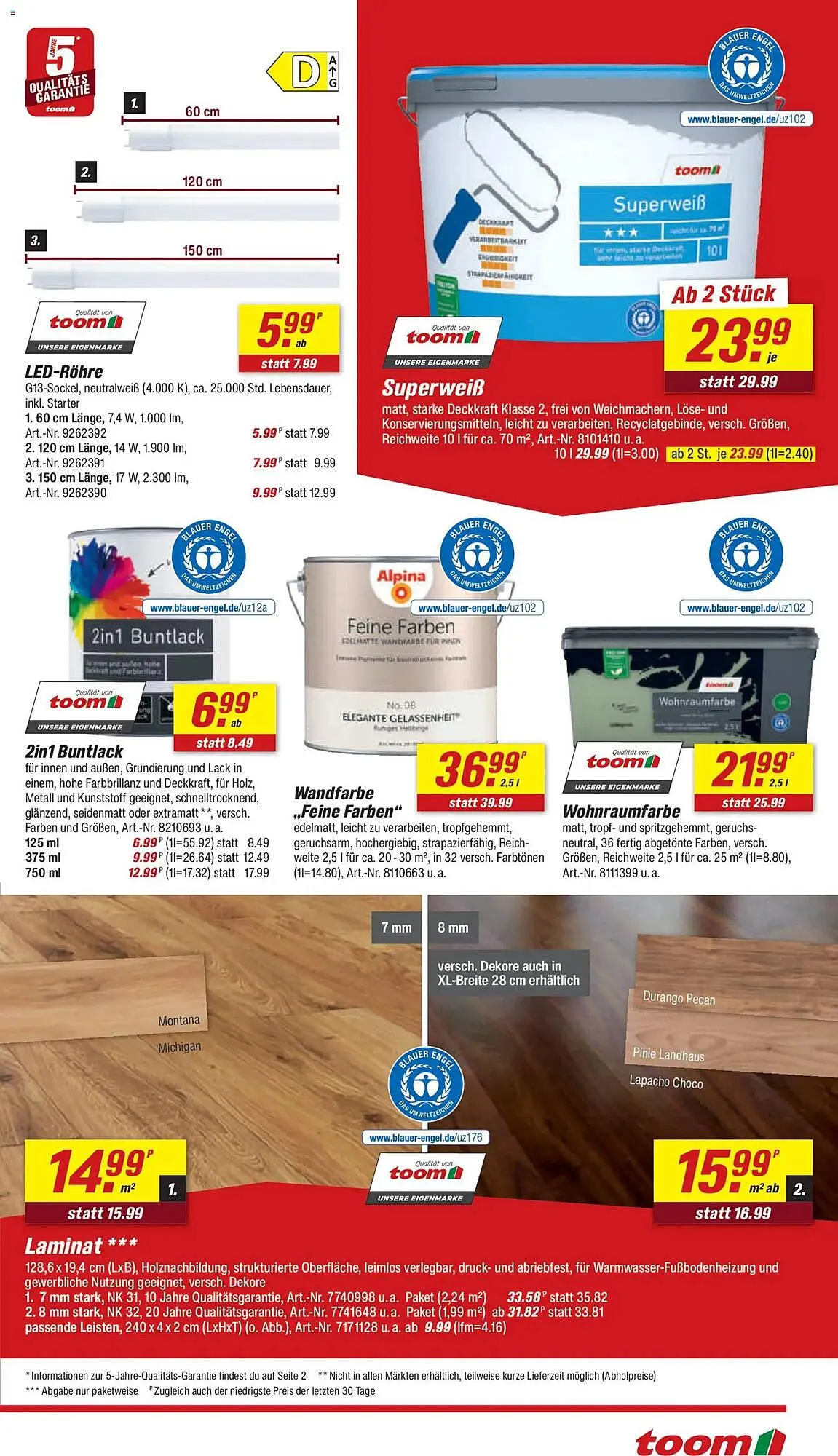 Toom Baumarkt Prospekt von 10. Januar bis 16. Januar 2026 - Prospekt seite 5
