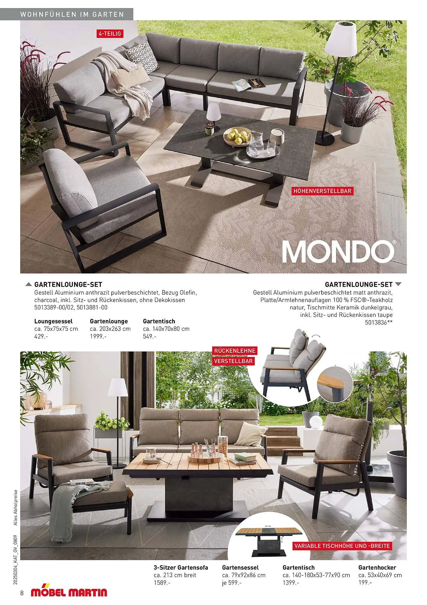 Möbel Martin Prospekt von 3. März bis 2. August 2025 - Prospekt seite 8