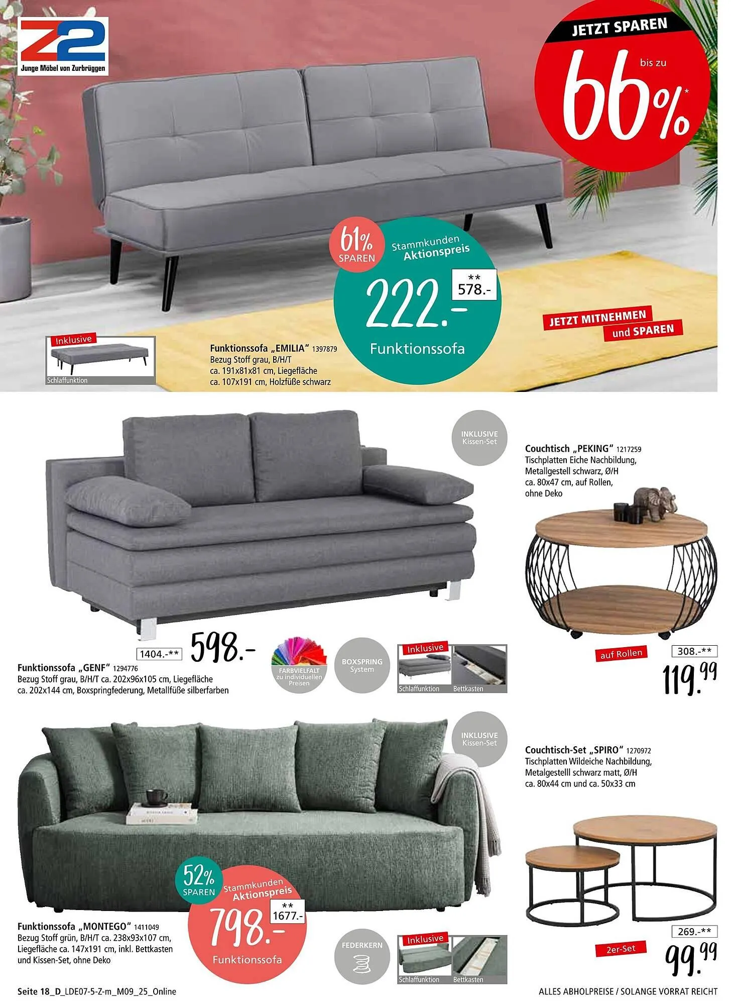 Zurbrüggen Prospekt von 12. Juli bis 9. August 2025 - Prospekt seite 40