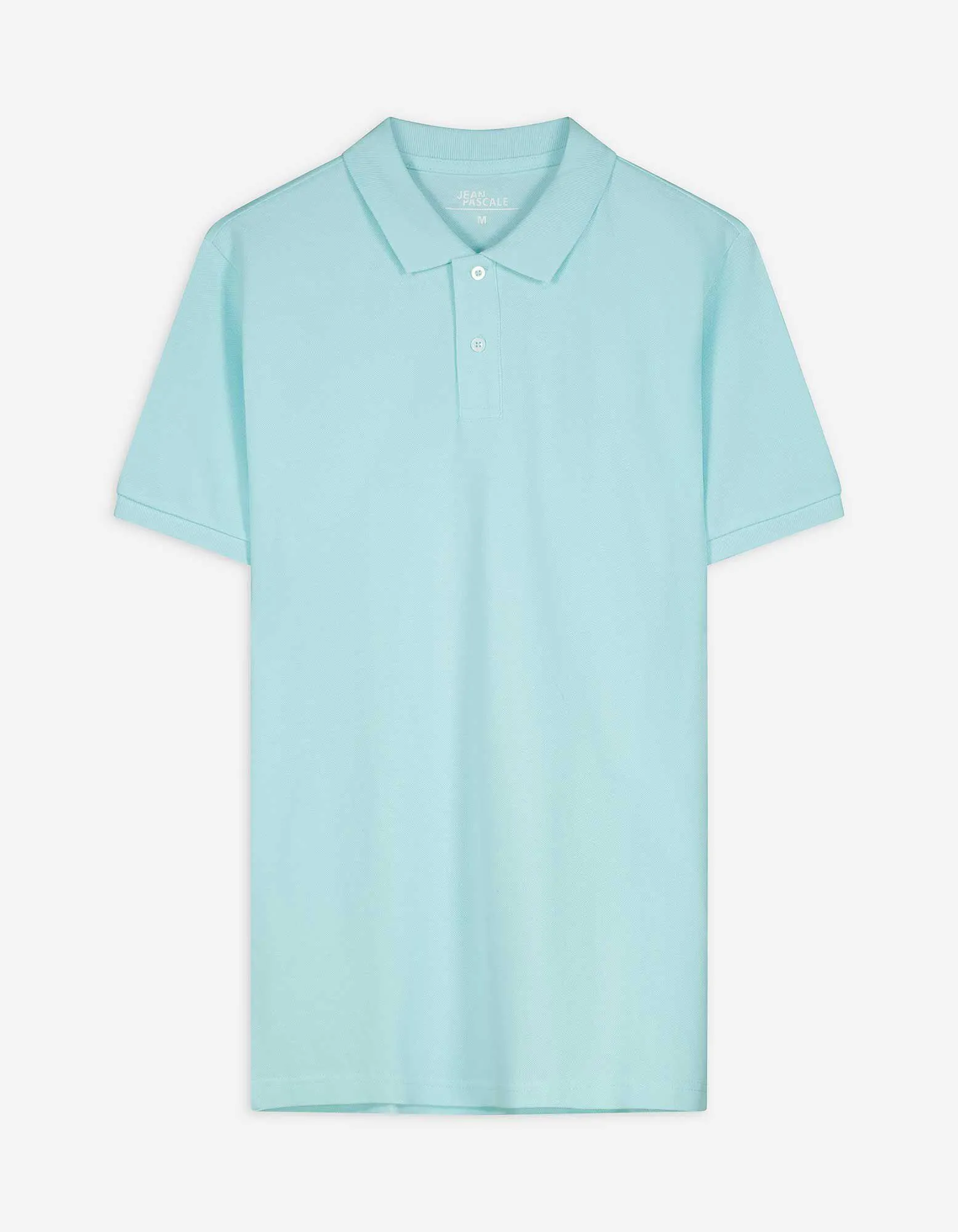 Poloshirt - Knopfverschluss - türkis