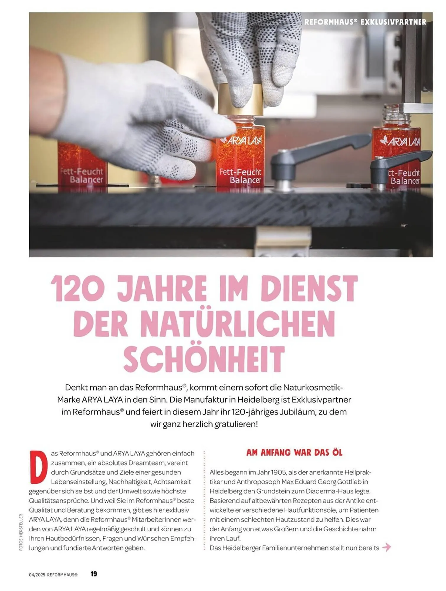 Reformhaus Prospekt von 1. April bis 30. April 2025 - Prospekt seite 19