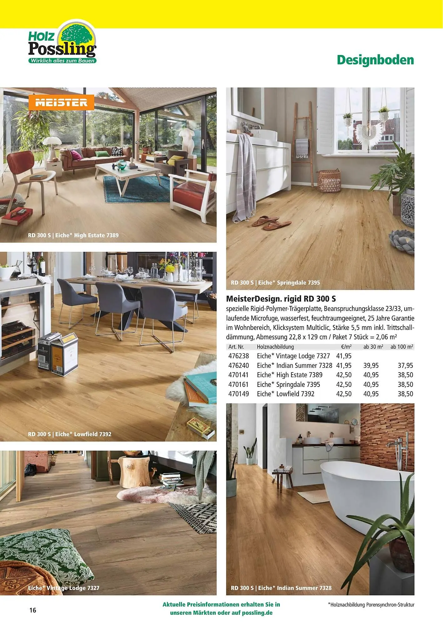 Holz Possling Prospekt von 2. Mai bis 31. Juli 2025 - Prospekt seite 16