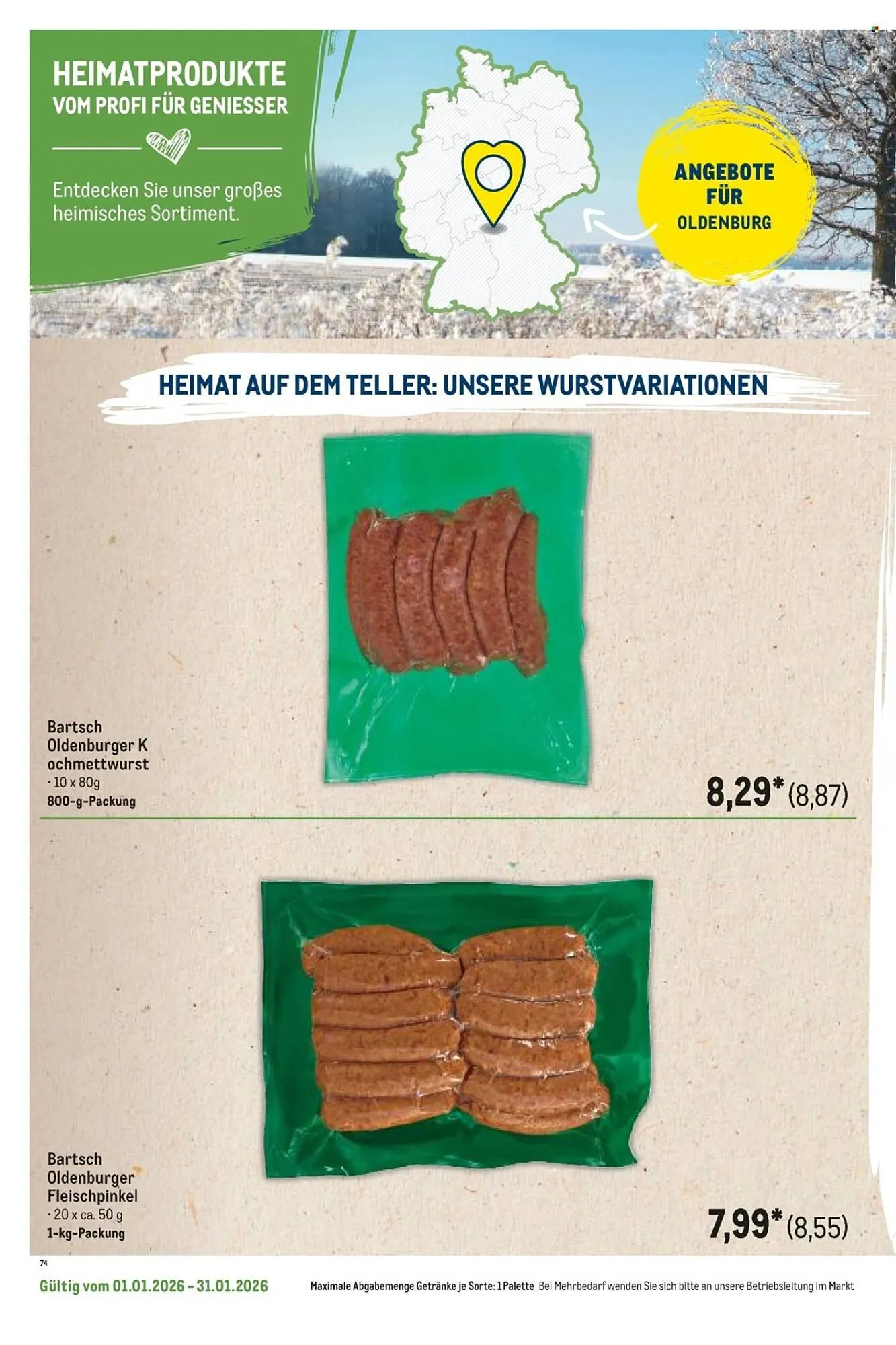 METRO Prospekt von 1. Januar bis 31. Januar 2026 - Prospekt seite 42