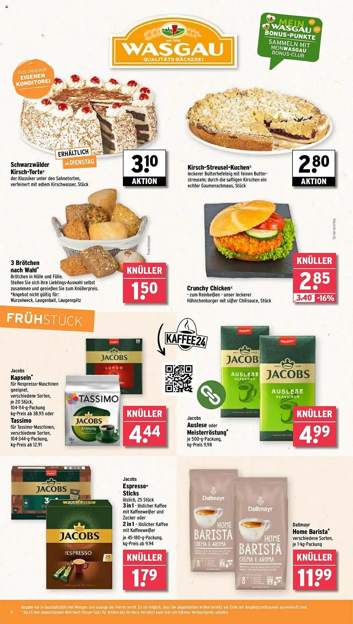 Wasgau Prospekt von 22. April bis 27. April 2025 - Prospekt seite 8