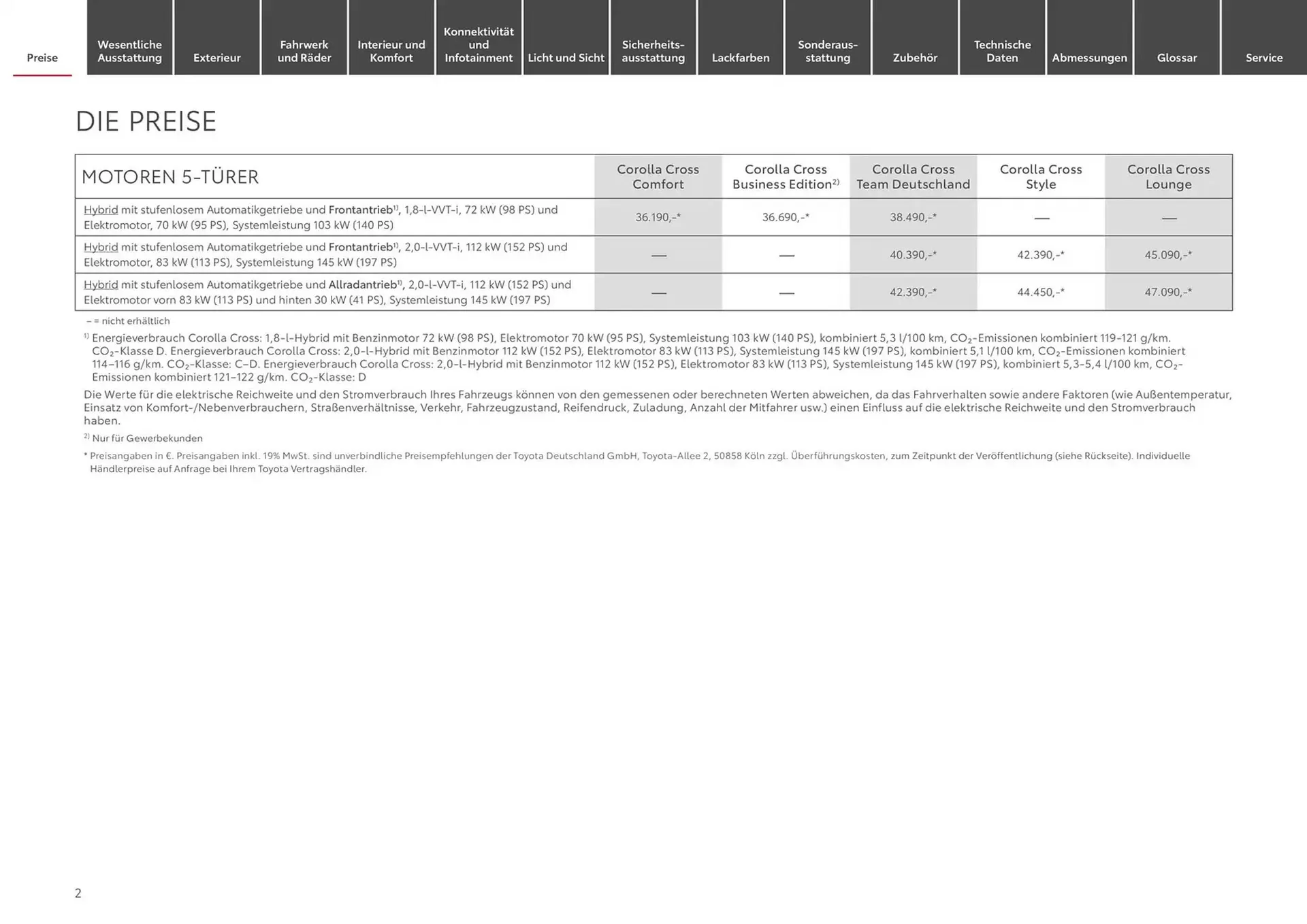 Toyota Prospekt von 28. September bis 28. September 2025 - Prospekt seite 2