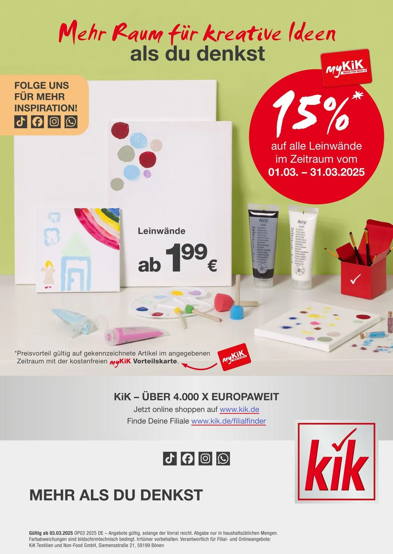 Kik Aktueller Prospekt von 3. März bis 19. April 2025 - Prospekt seite 28