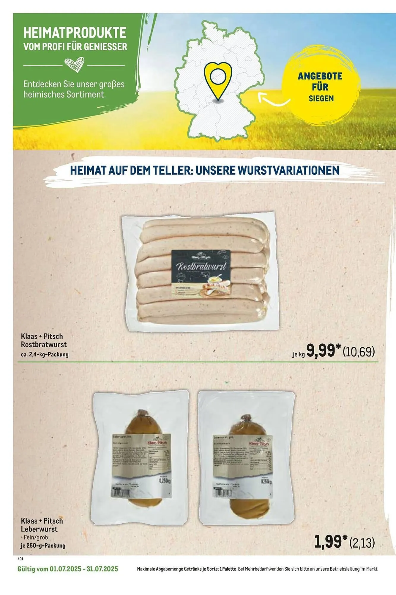 METRO Prospekt von 1. Juli bis 31. Juli 2025 - Prospekt seite 8