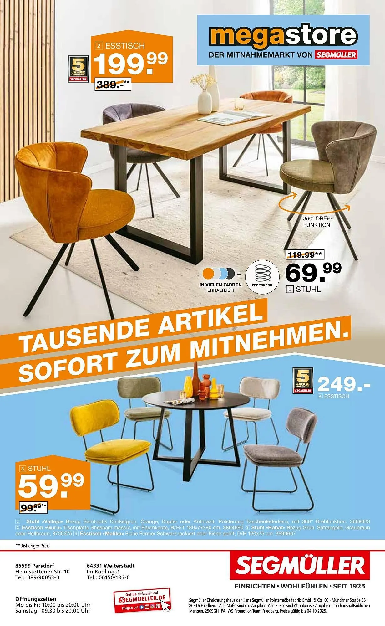 Segmüller Prospekt von 13. September bis 4. Oktober 2025 - Prospekt seite 28