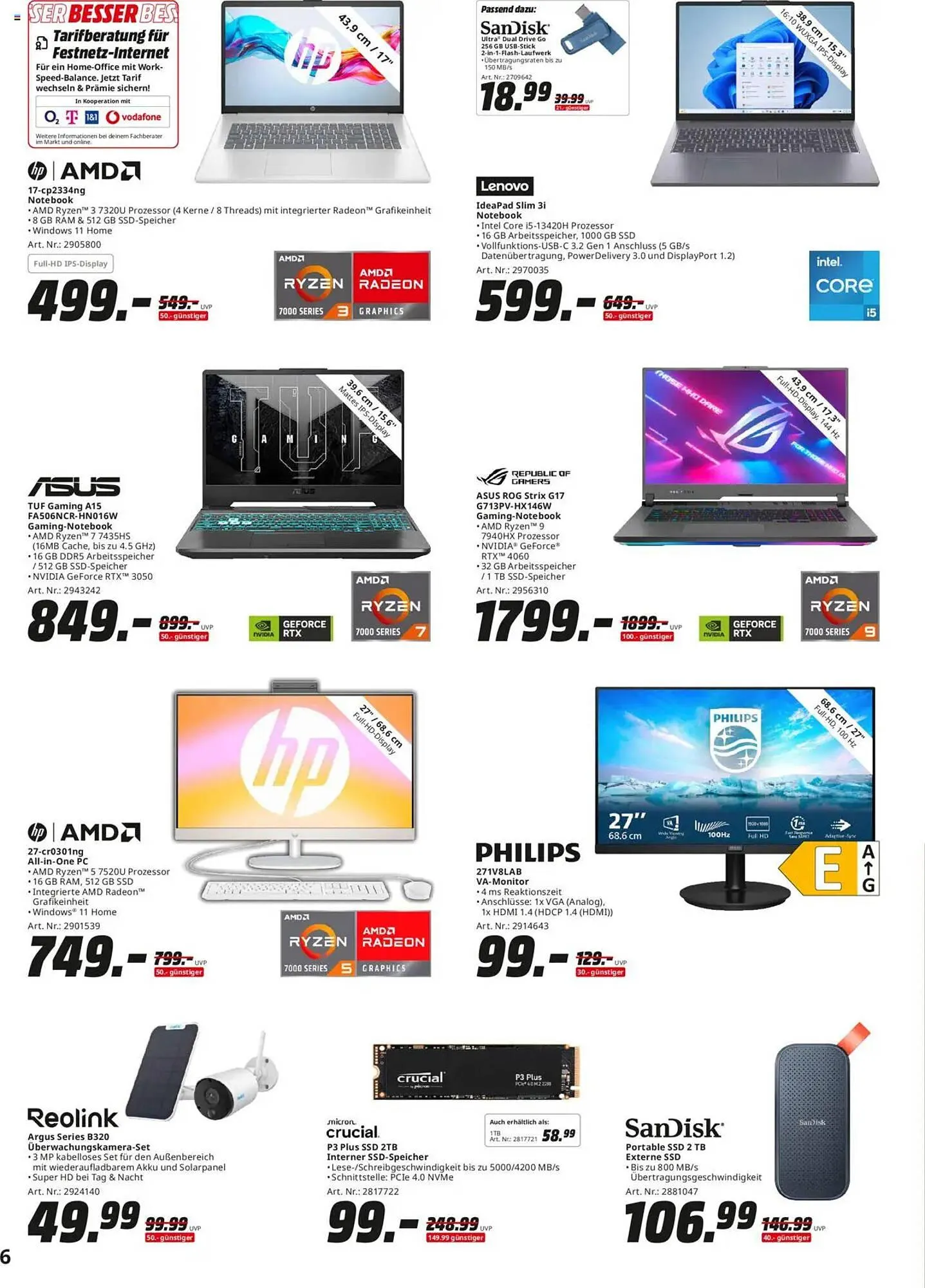 Saturn Prospekt von 24. April bis 3. Mai 2025 - Prospekt seite 6