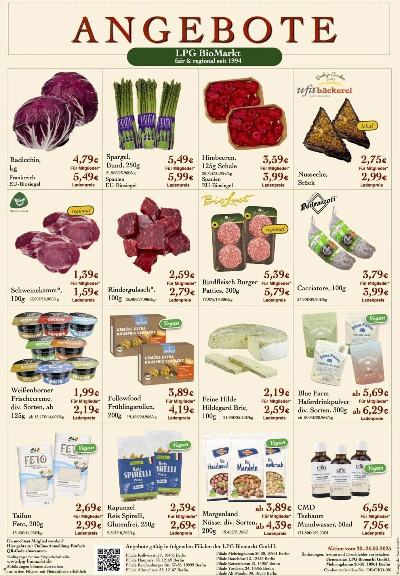 LPG Biomarkt Prospekt von 20. März bis 26. März 2025 - Prospekt seite 2