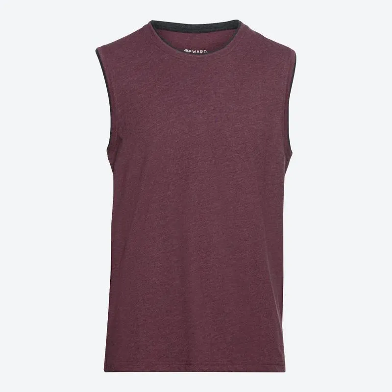 Herren-Muskelshirt in Layer-Optik