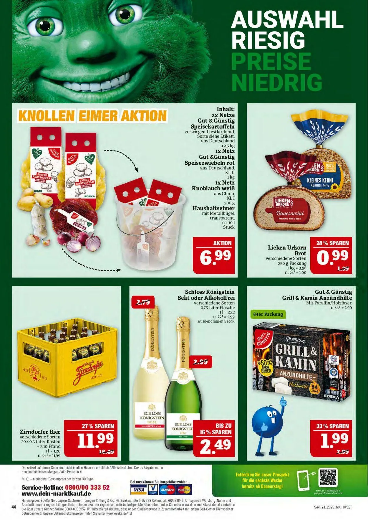 Marktkauf - Nürnberg-Thon Aktueller Prospekt von 19. Mai bis 24. Mai 2025 - Prospekt seite 44