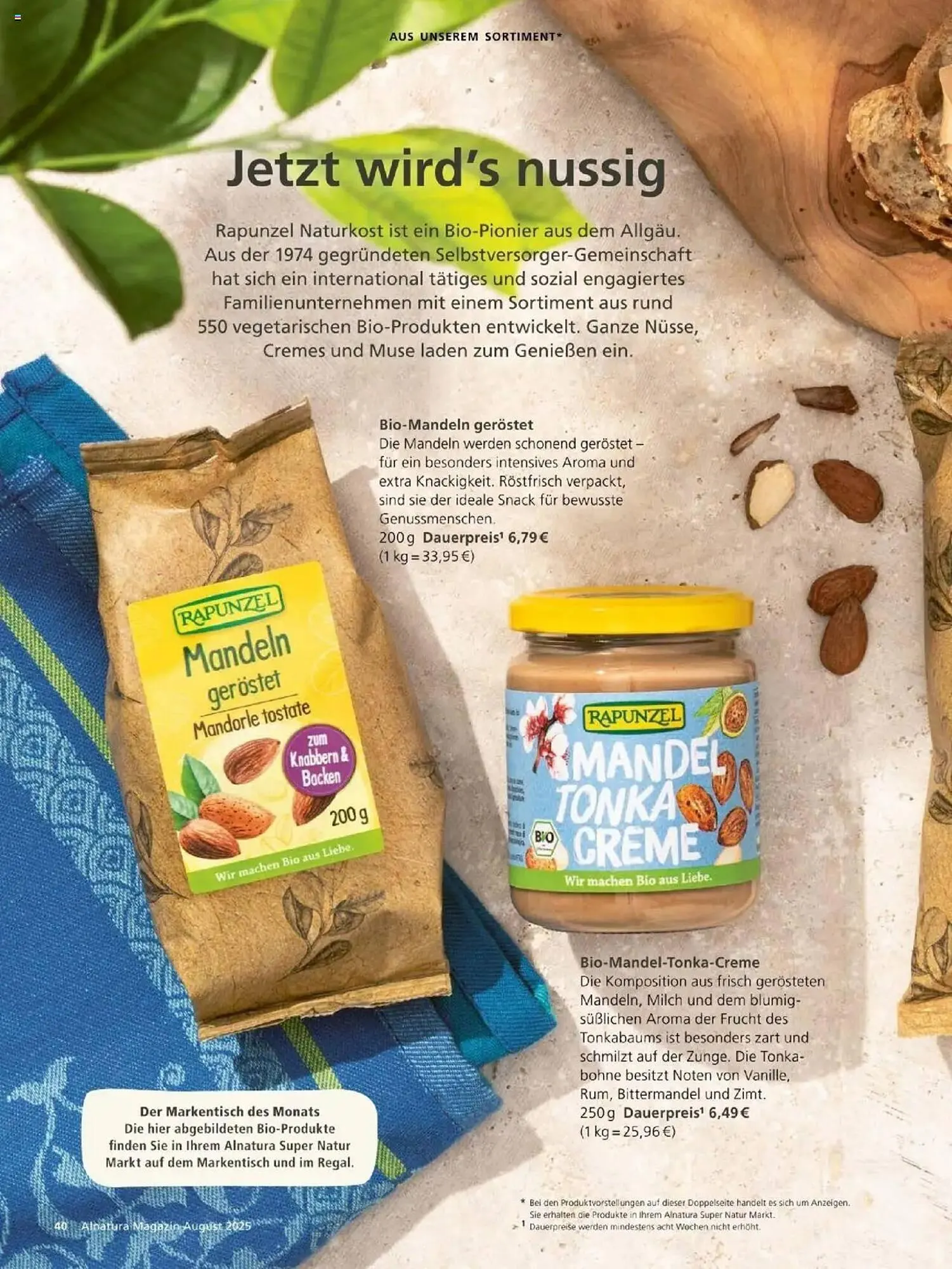 Alnatura Prospekt von 1. Oktober bis 31. Oktober 2025 - Prospekt seite 40