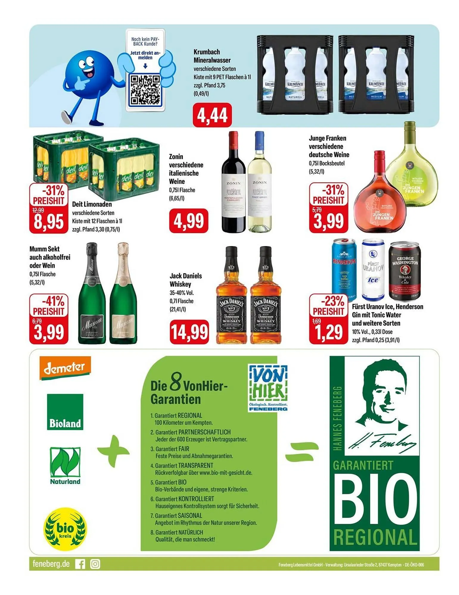 Feneberg Prospekt von 22. Mai bis 24. Mai 2025 - Prospekt seite 16