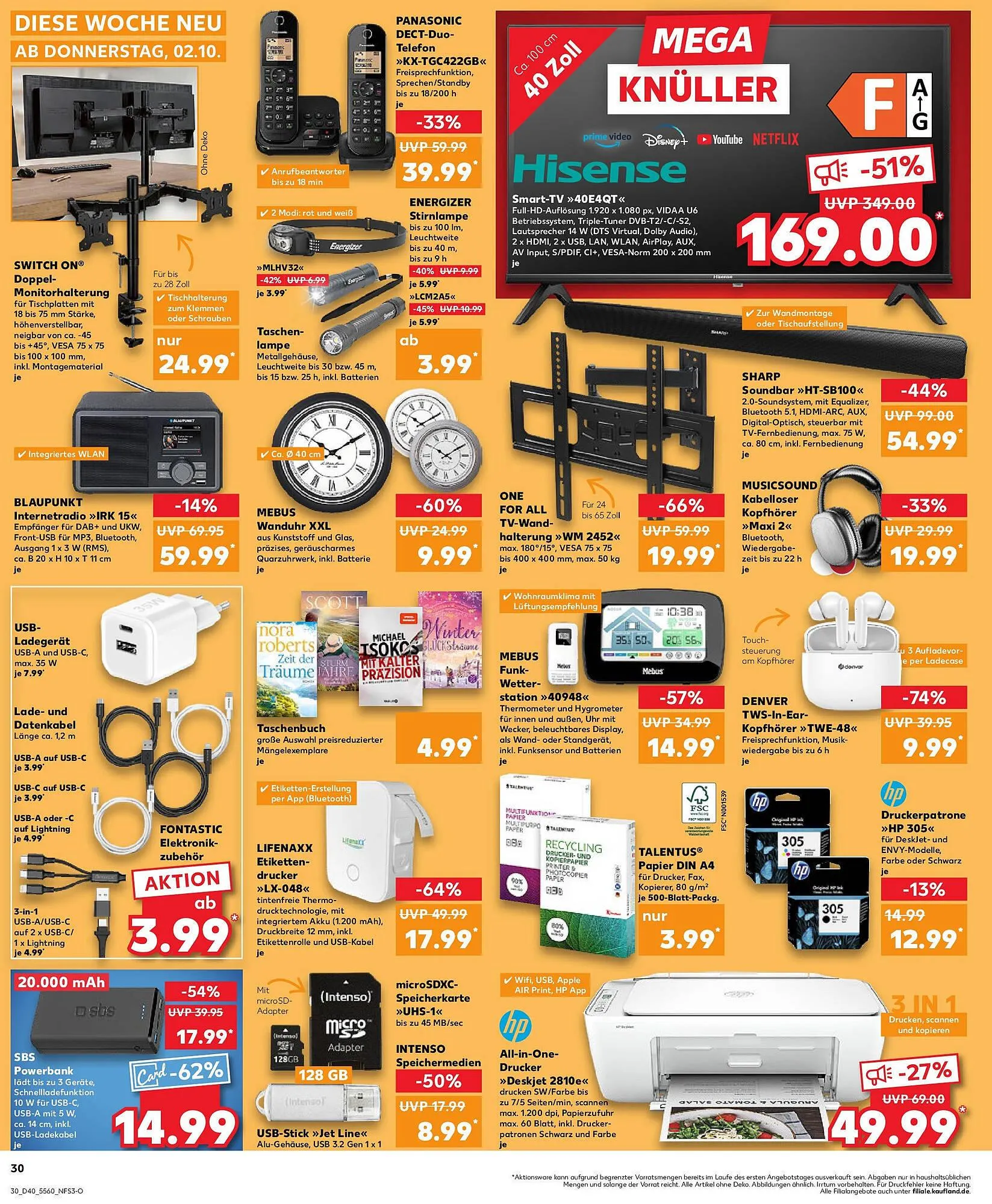 Kaufland Prospekt von 5. Oktober bis 8. Oktober 2025 - Prospekt seite 30