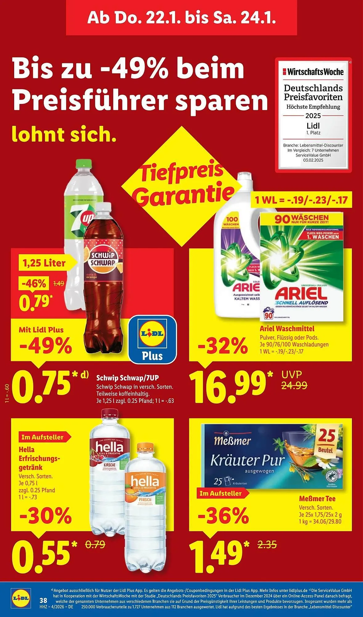 Lidl Prospekt von 19. Januar bis 25. Januar 2026 - Prospekt seite 56