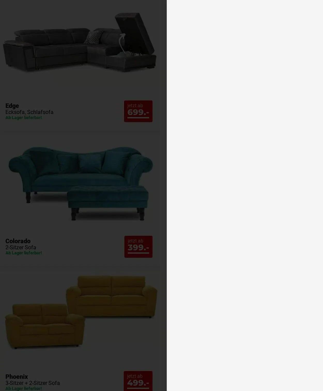 Seats and Sofas von 1. Dezember bis 10. Dezember 2025 - Prospekt seite 10