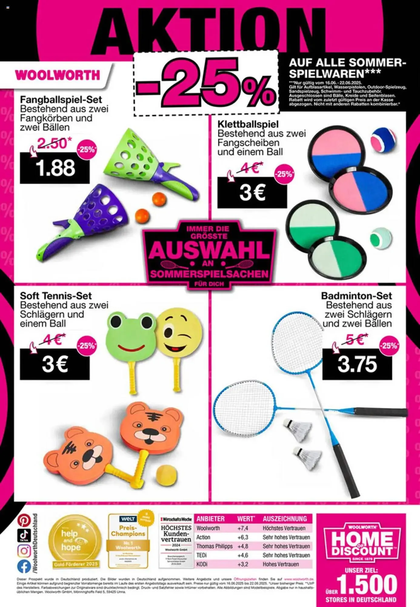 Woolworth Prospekt von 16. Juni bis 22. Juni 2025 - Prospekt seite 8