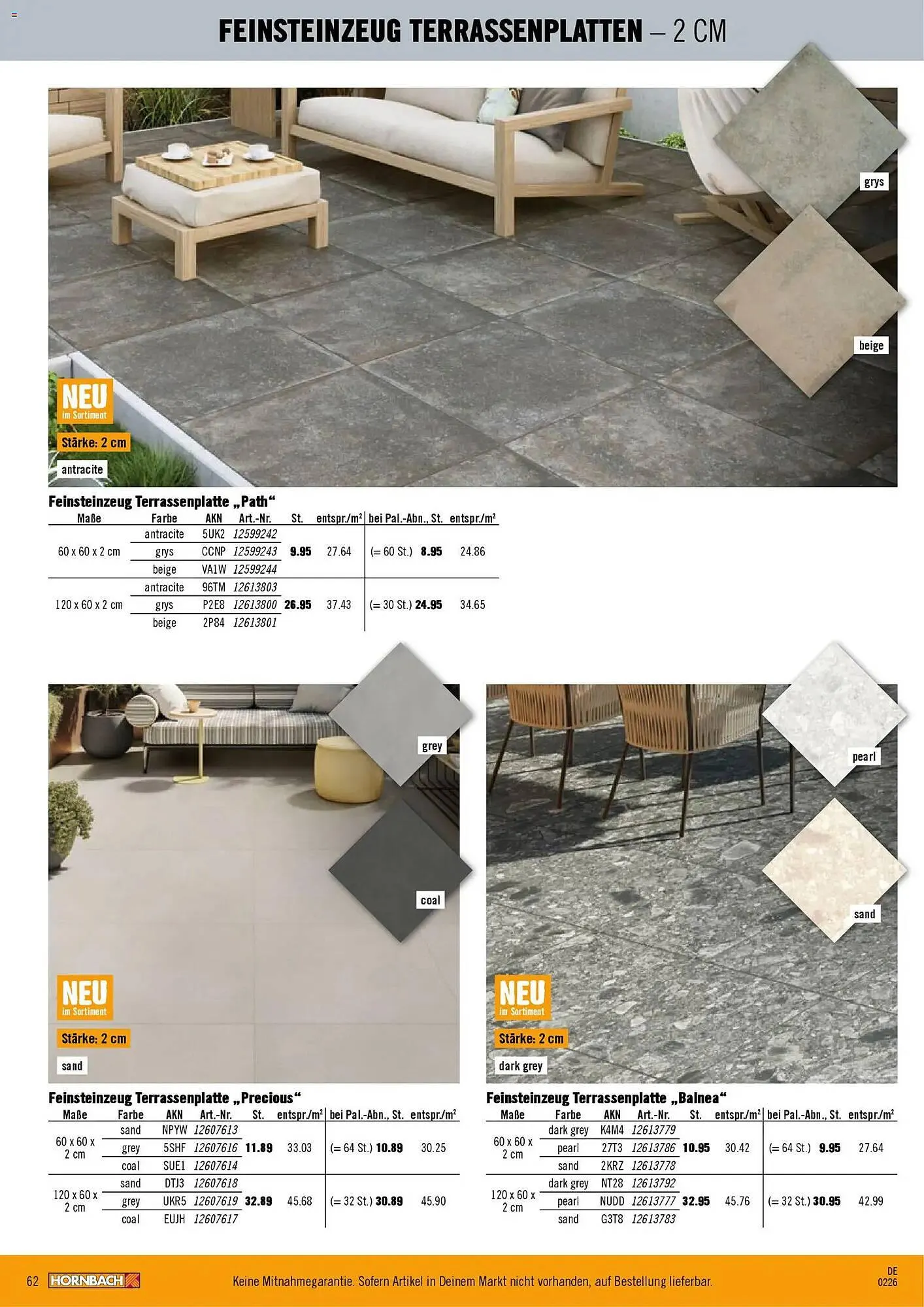 Hornbach Prospekt von 12. Februar bis 31. Dezember 2026 - Prospekt seite 62