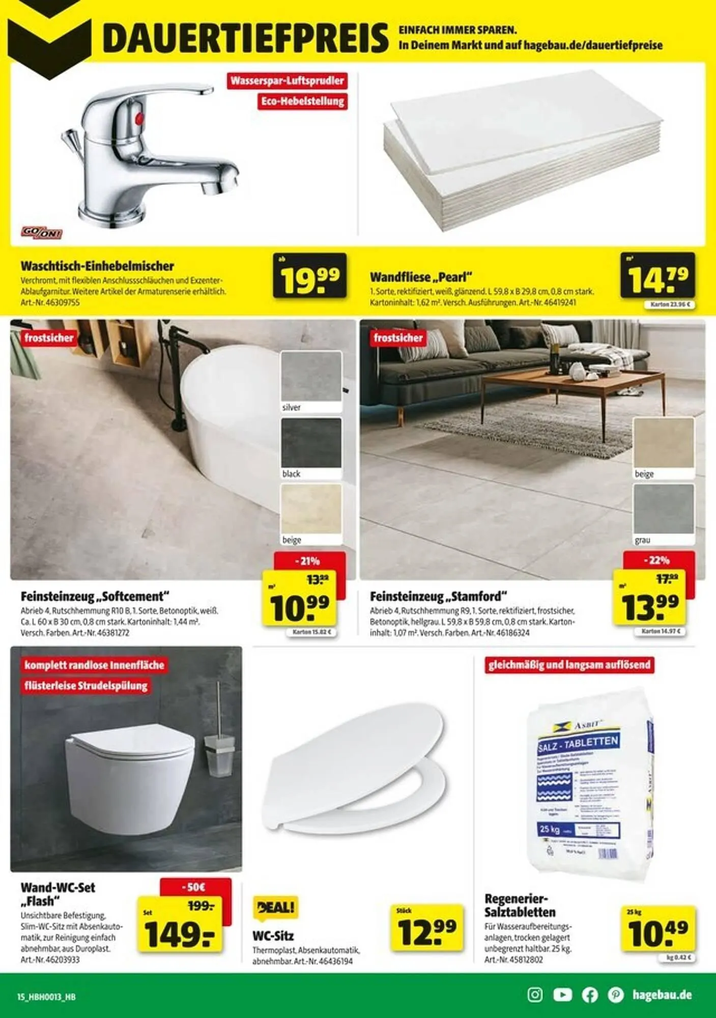 Hagebau Prospekt von 22. März bis 29. März 2025 - Prospekt seite 15