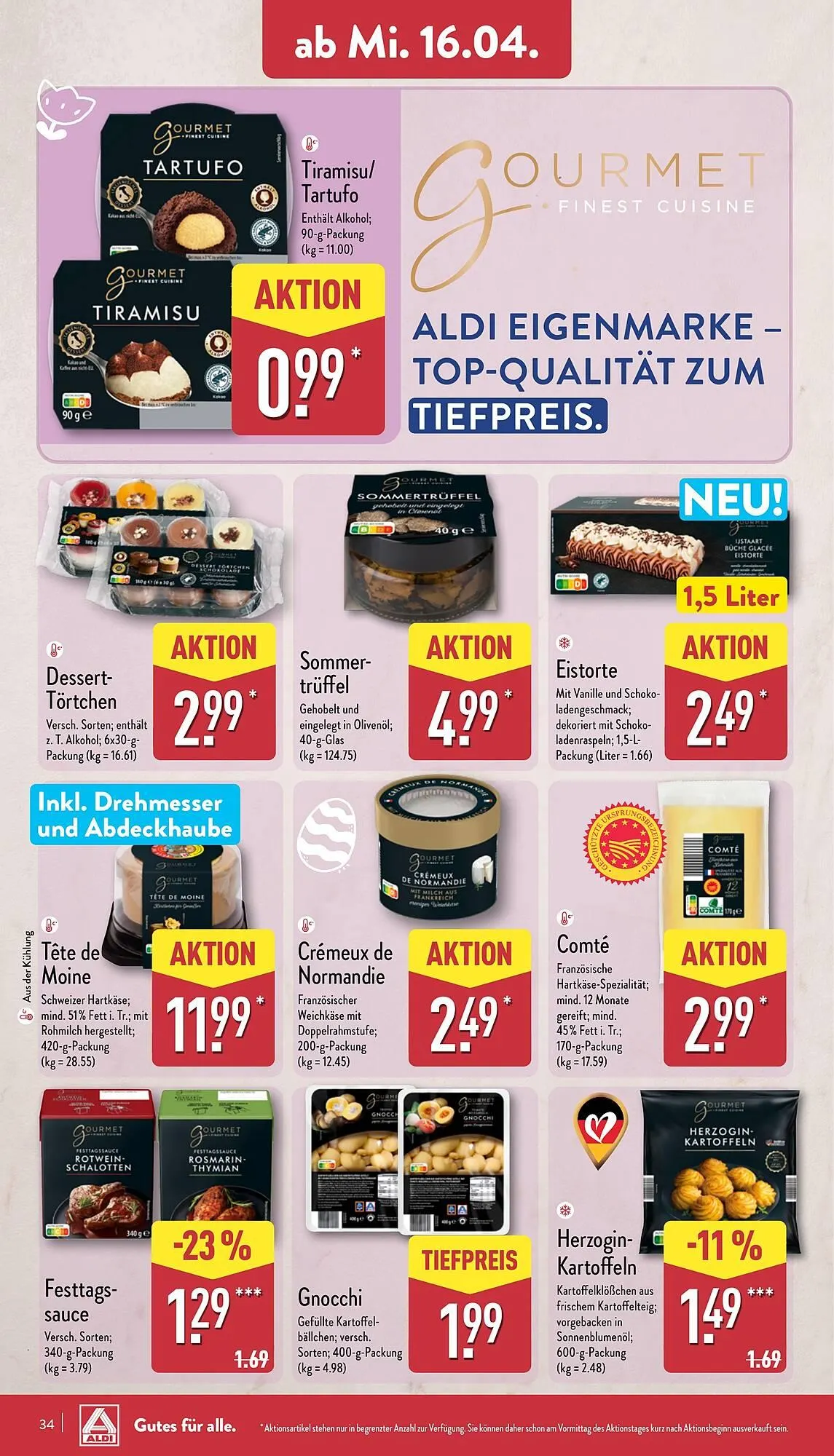 Aldi Nord Prospekt von 14. April bis 19. April 2025 - Prospekt seite 34