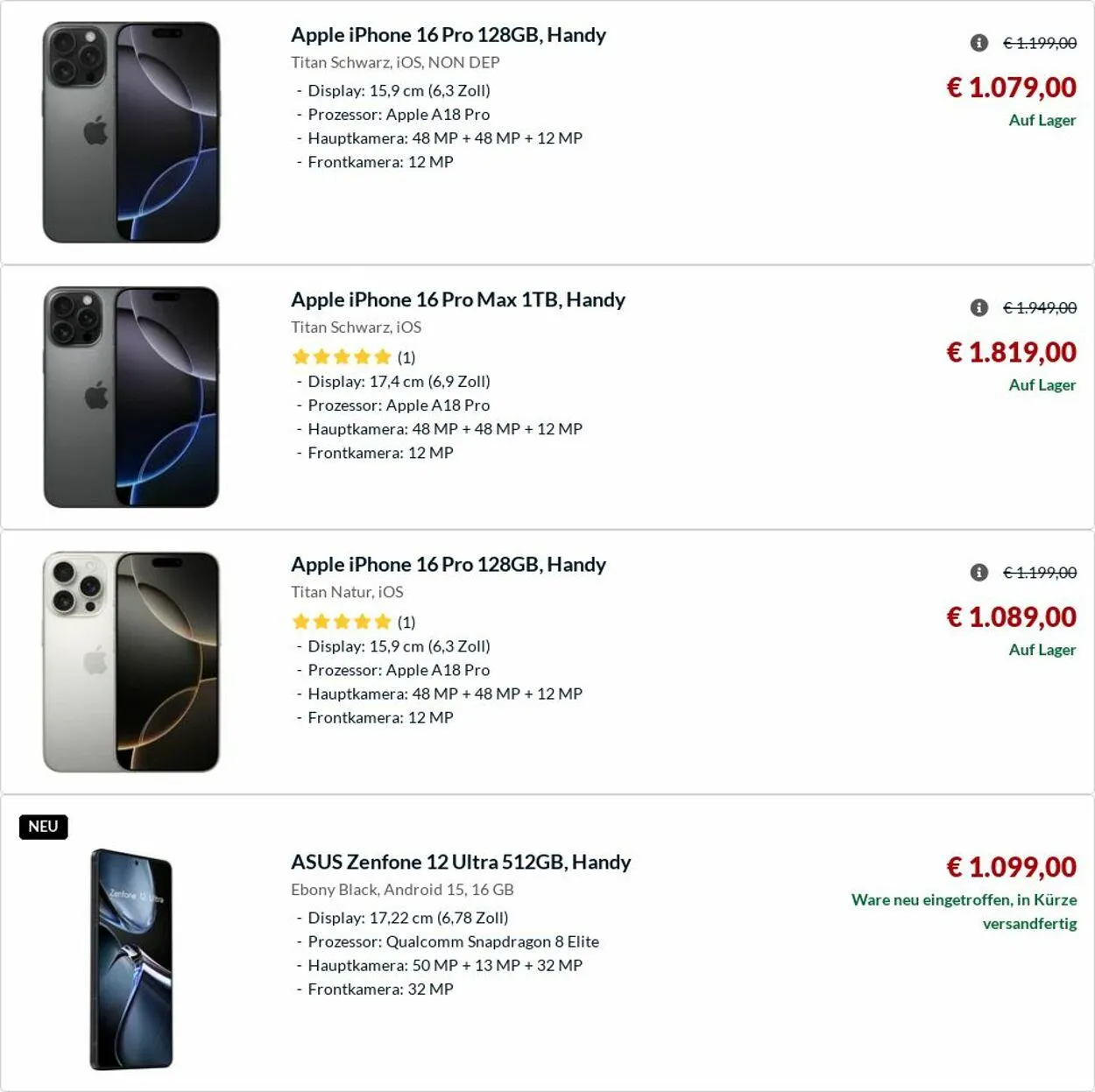 Alternate von 24. März bis 2. April 2025 - Prospekt seite 14