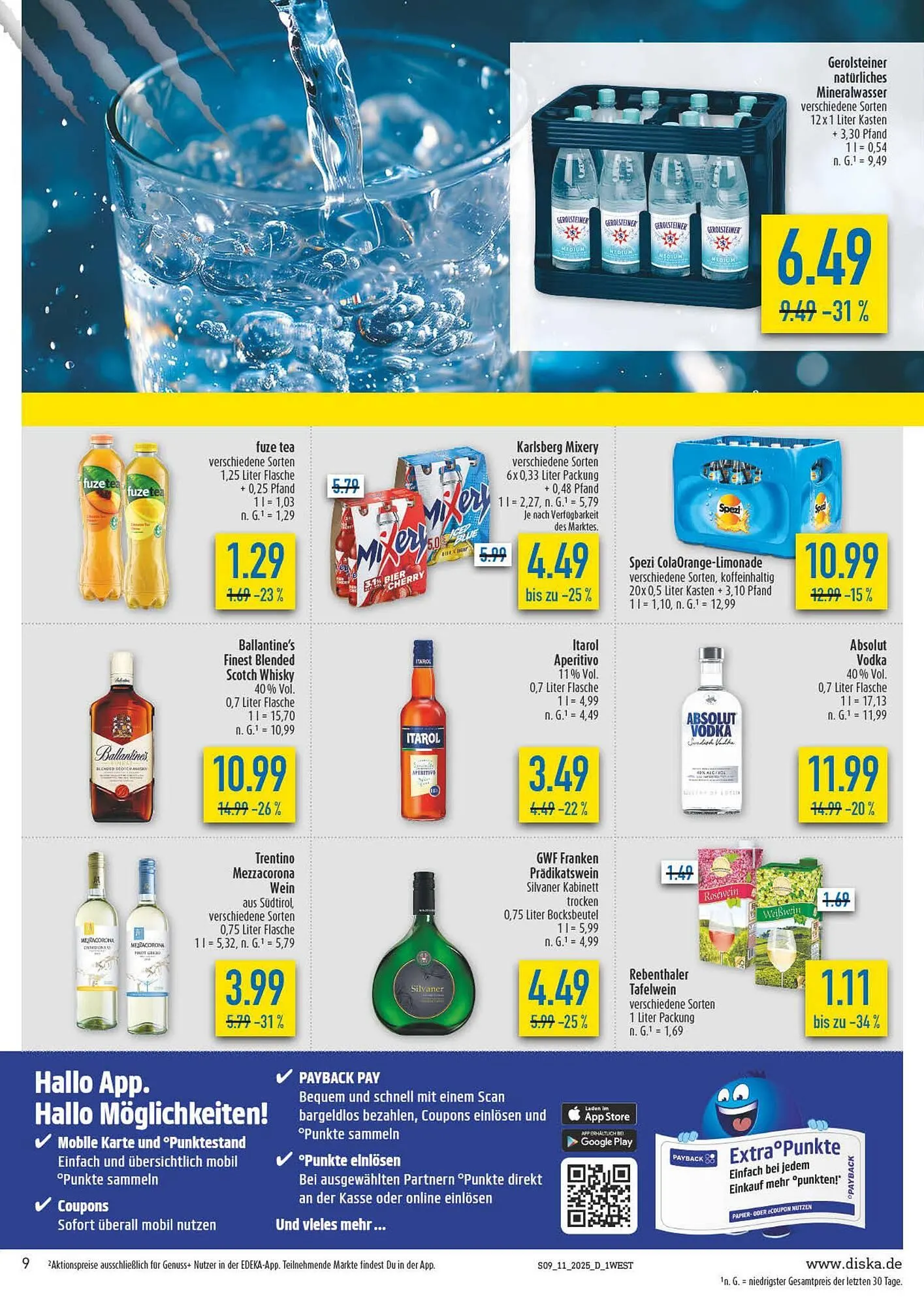 diska Prospekt von 10. März bis 15. März 2025 - Prospekt seite 9