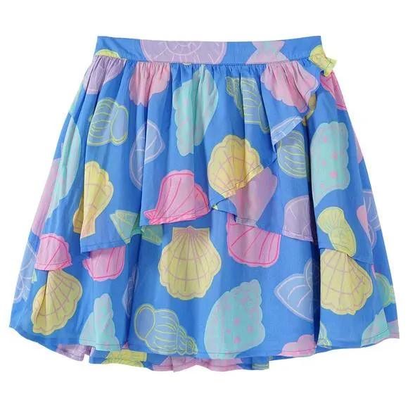 Mädchen Rock mit bunten Muscheln