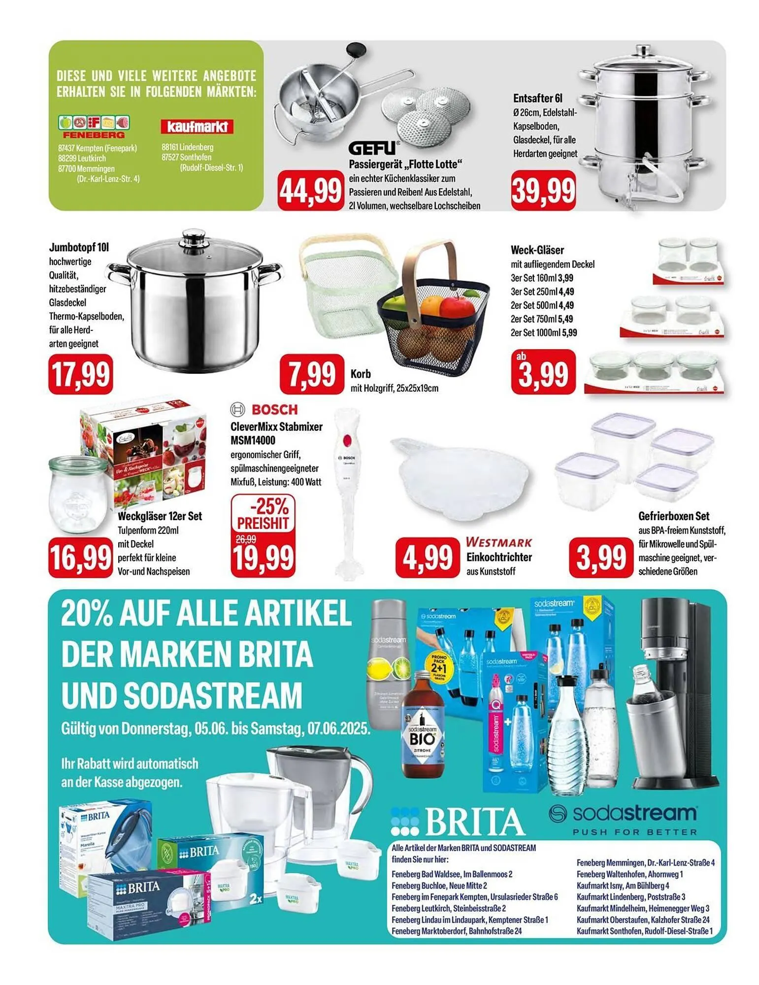 Feneberg Prospekt von 5. Juni bis 7. Juni 2025 - Prospekt seite 12