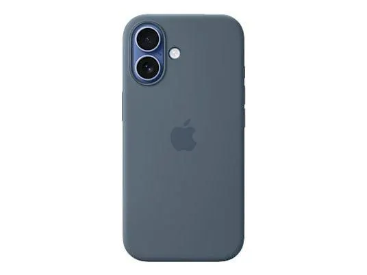 APPLE Silikon Case mit MagSafe, Backcover, Apple, iPhone 17, Maritimblau