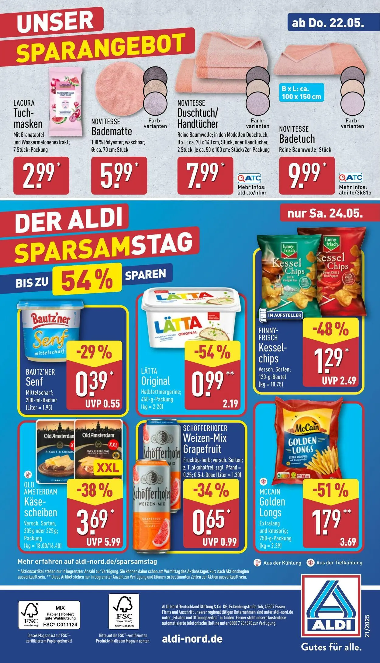 Aldi-Nord von 12. Mai bis 17. Mai 2025 - Prospekt seite 36